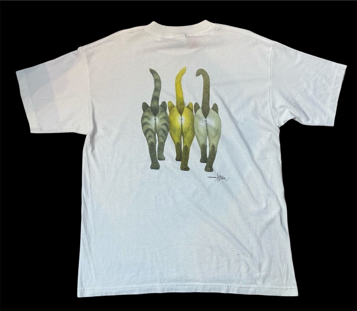 Vintage 1995 Bob Harrison Copyright Vintage Tee Murino’s Size US XL / EU 56 / 4 - 2 Thumbnail