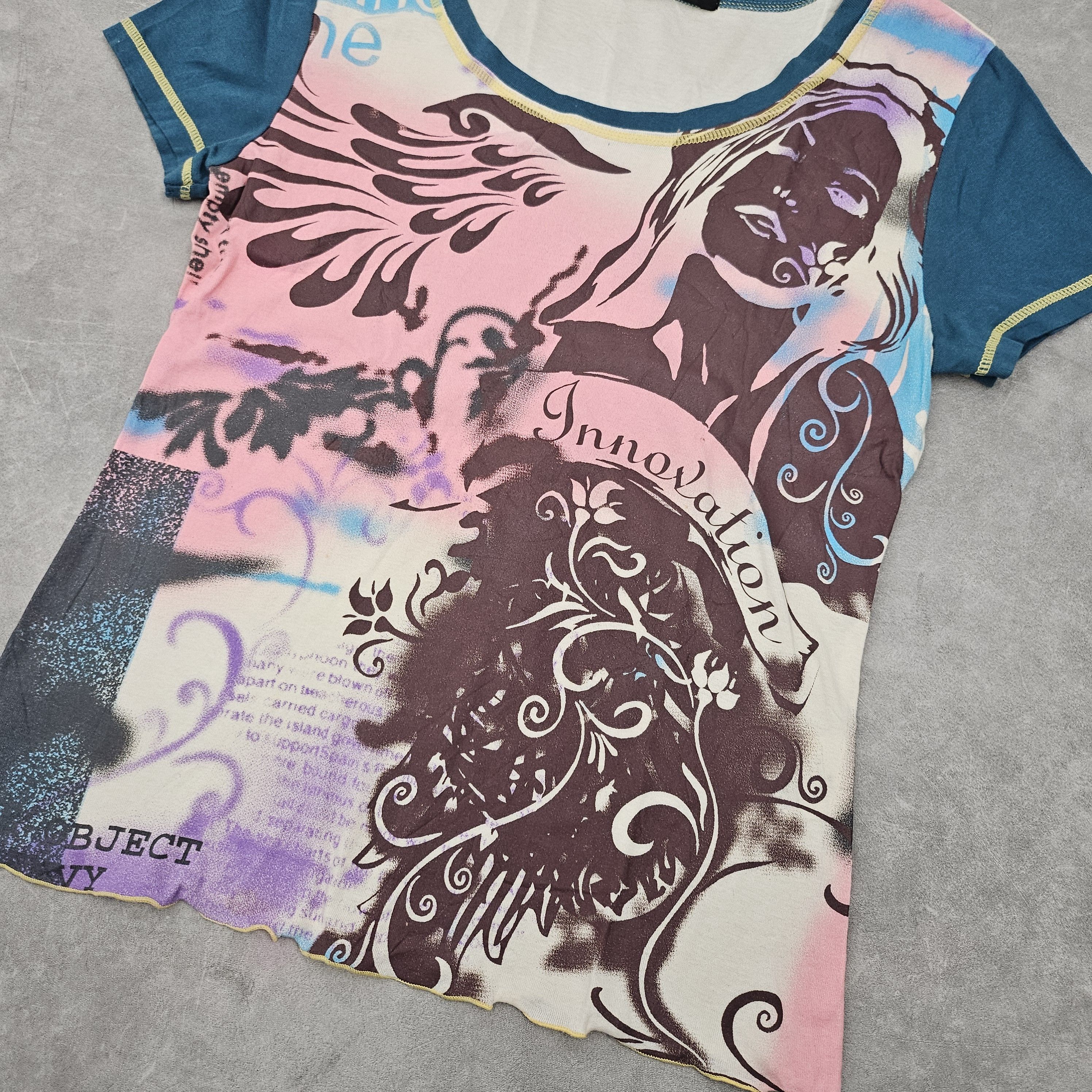 Japanese Brand Sabase vintage y2k hysteric styled tee Size US S / EU 44-46 / 1 - 3 Thumbnail