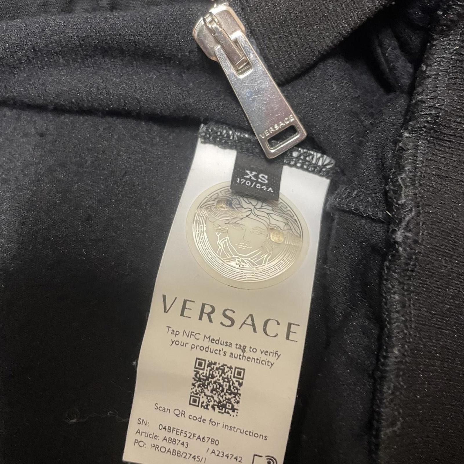 Versace Versace Men's Black and White Track Jacket Size US M / EU 48-50 / 2 - 4 Thumbnail