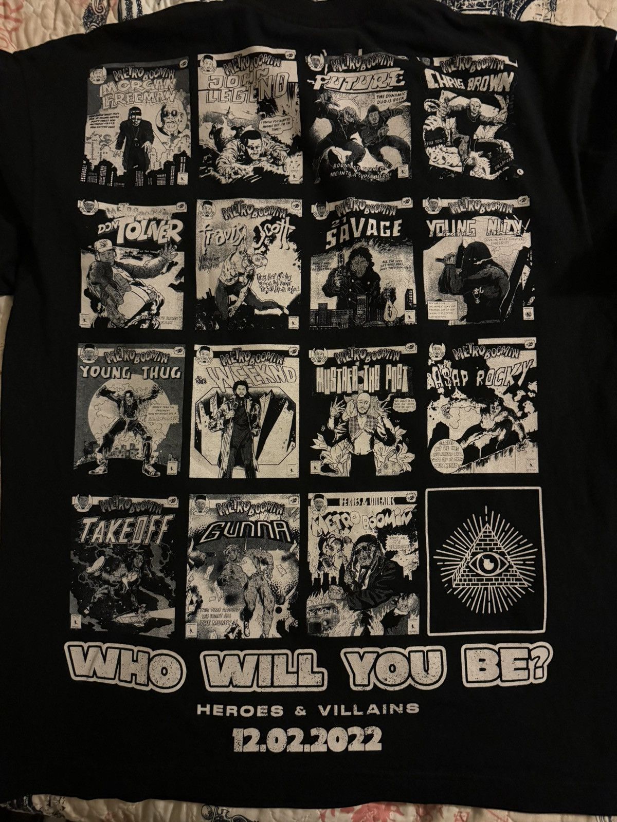 Band Tees Metro Boomin Heroes and Villains x Young Thug Comic Tee Size US L / EU 52-54 / 3 - 2 Thumbnail