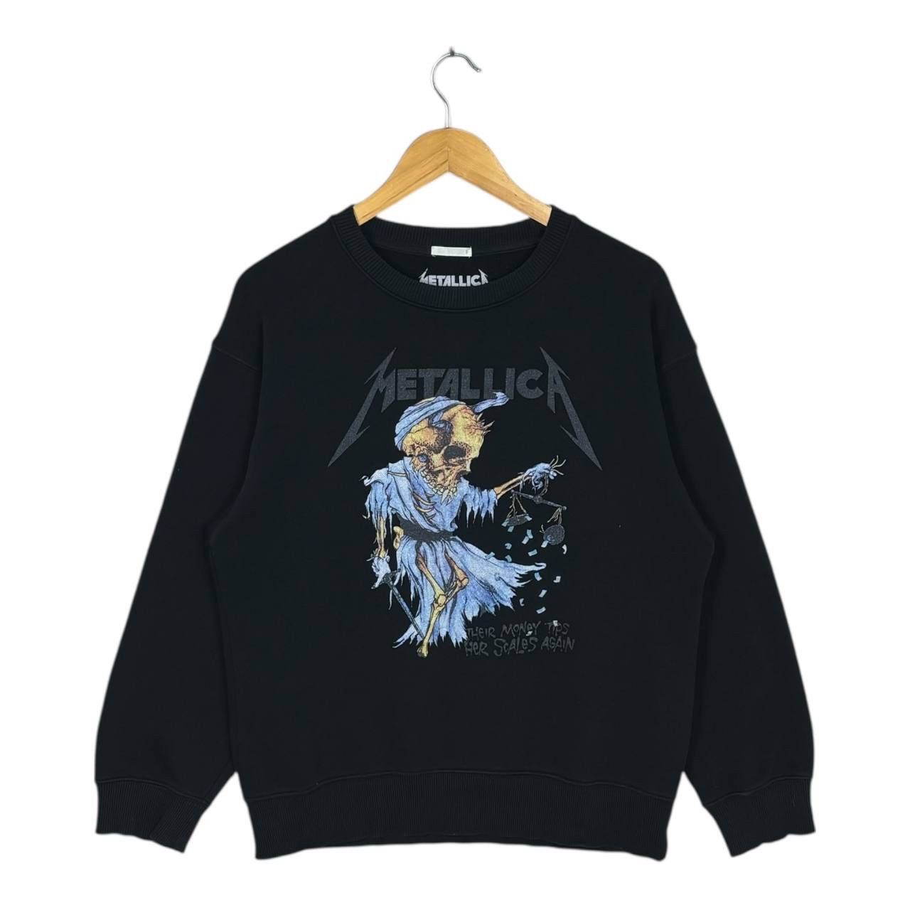 Metallica GU x Metallica 2017 Skeleton Justice Crewneck Sweatshirt S Size US S / EU 44-46 / 1 - 1 Thumbnail