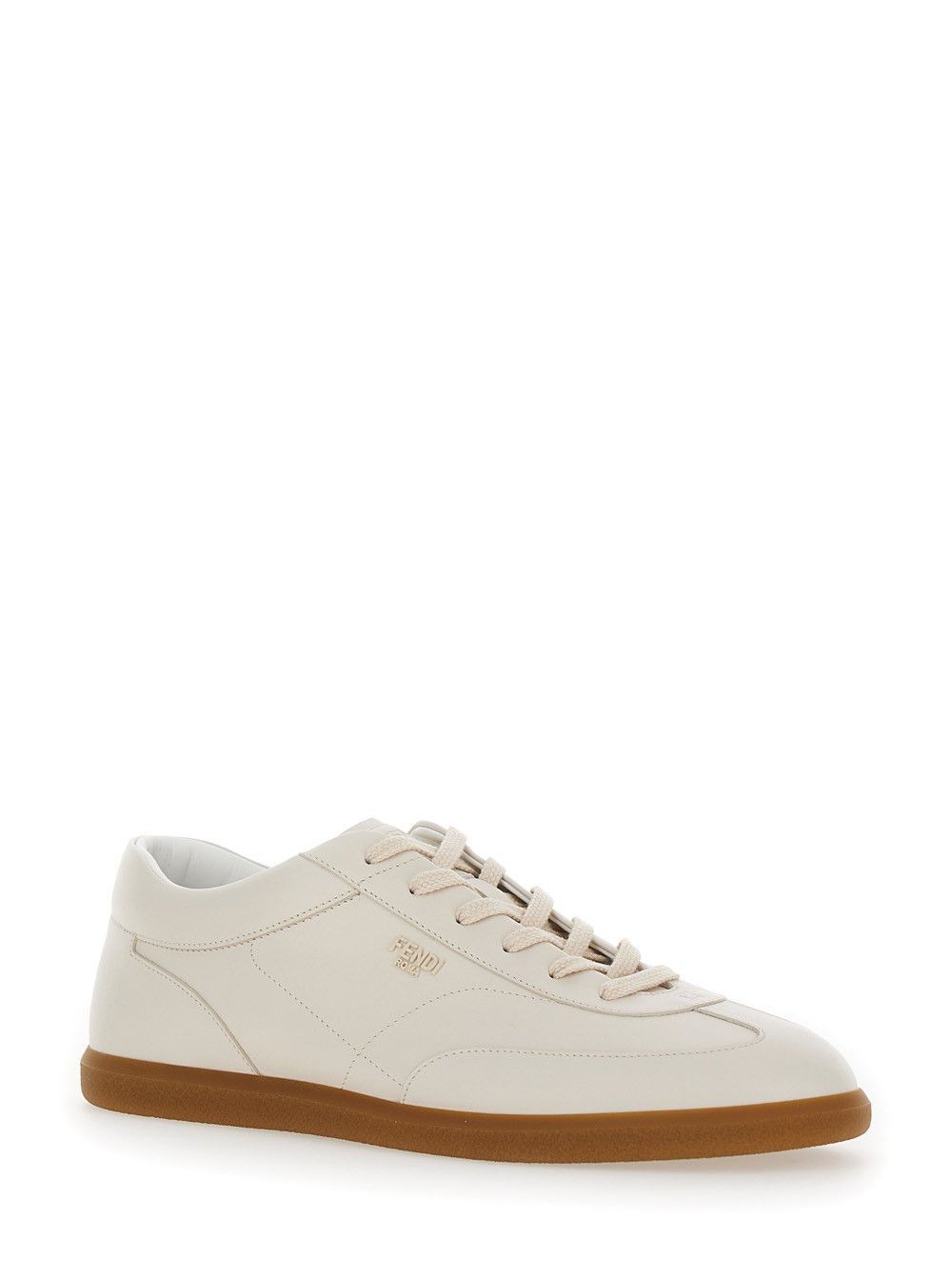 Fendi Fendi Ice Leather Logo Classic Low Top Sneakers UK 11 US 12 Size US 12 / EU 45 - 1 Thumbnail