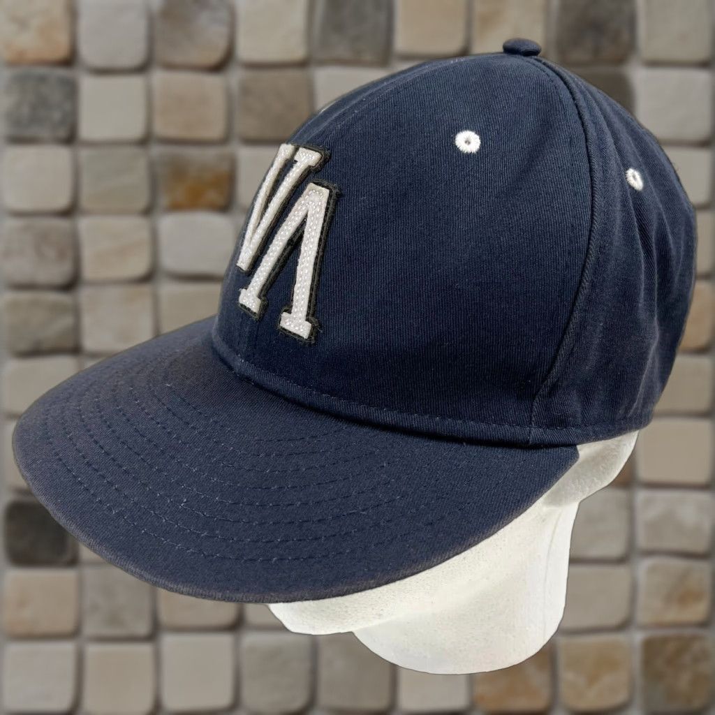 RVCA RVCA VA Mid Fit Strapback Hat Cap Streetwear Men's One Size Navy Wool Cotton Cap Adjustable Baseball Size ONE SIZE - 1 Thumbnail