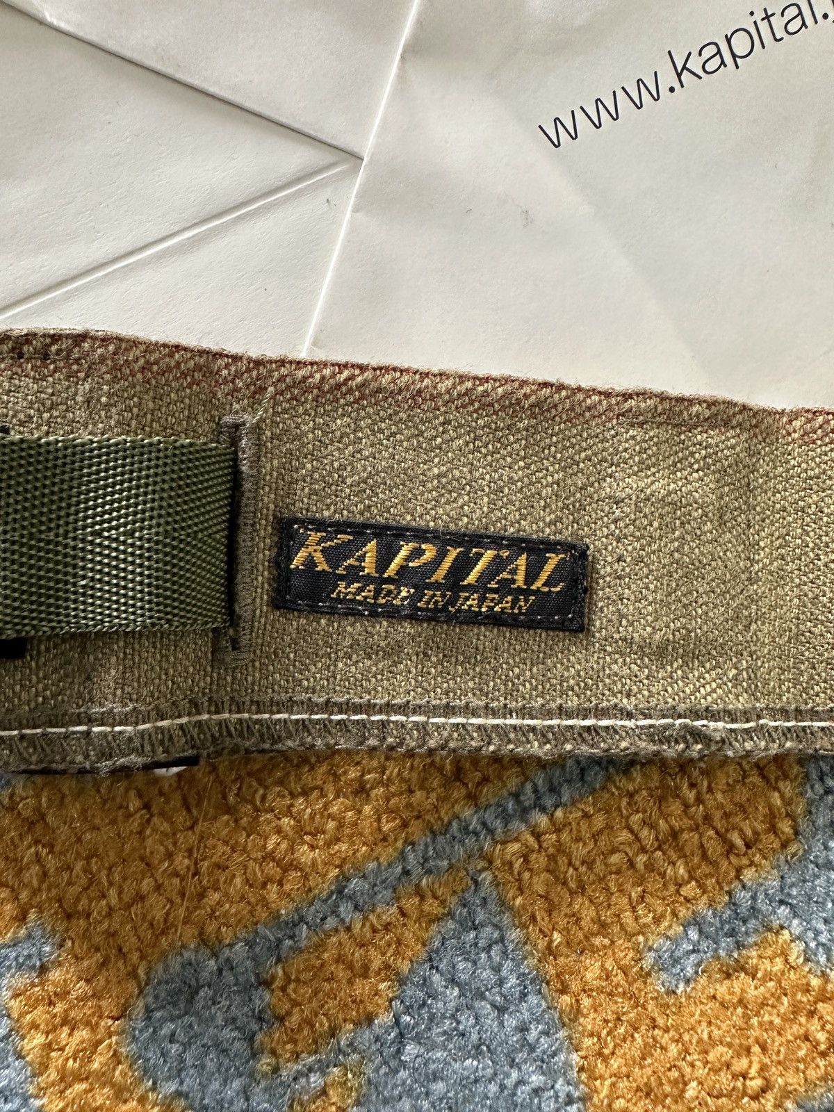 Kapital Kapital japan bracelet denim olive handmade Size ONE SIZE - 3 Thumbnail