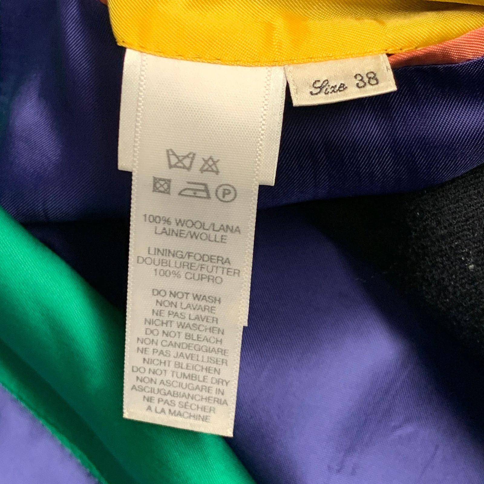 Paul Smith PAUL SMITH Navy Wool Single Button Notch Lapel Sport Coat Size 38R - 8 Thumbnail