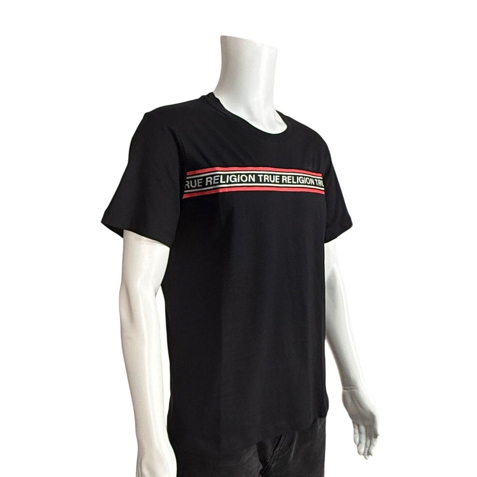 True Religion True Religion Black Contrast Logo Short Sleeve Tee Shirt M Size US M / EU 48-50 / 2 - 5 Thumbnail