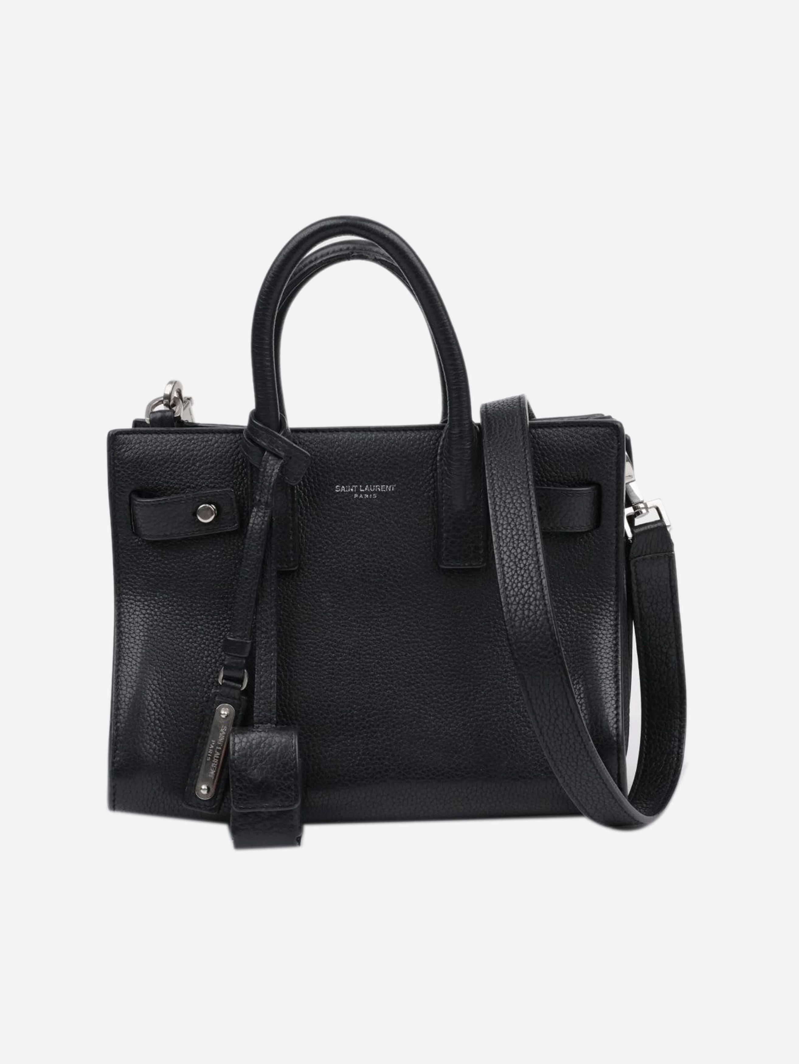 Saint Laurent Paris Black Nano Sac De Jour 2way bag Size ONE SIZE - 1 Thumbnail