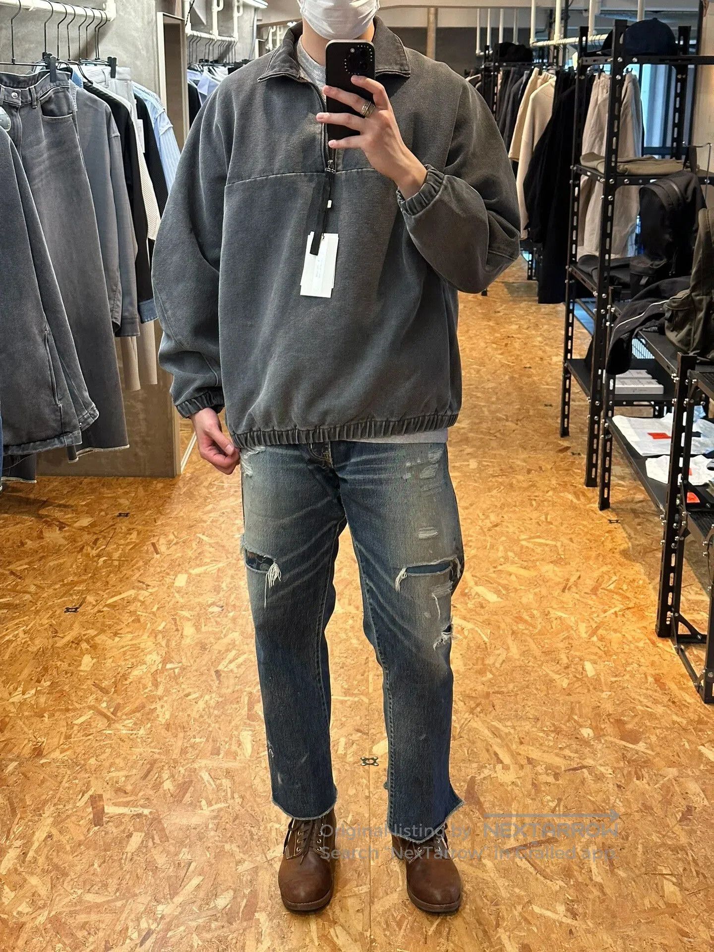 N.Hoolywood n.hoolywood gray denim jacket. Size US S / EU 44-46 / 1 - 5 Thumbnail