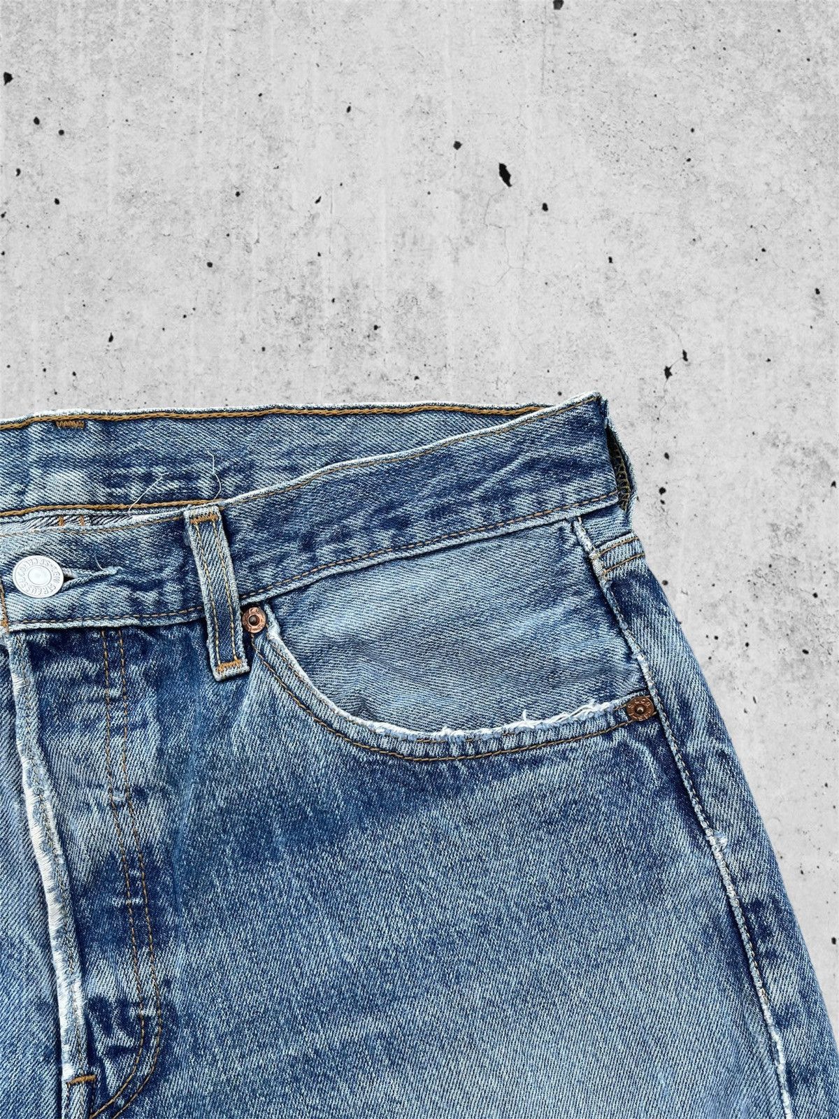 Levi's 🔥 Levi's 501 Distressed Denim Vintage W33🔥 Size US 33 - 6 Thumbnail