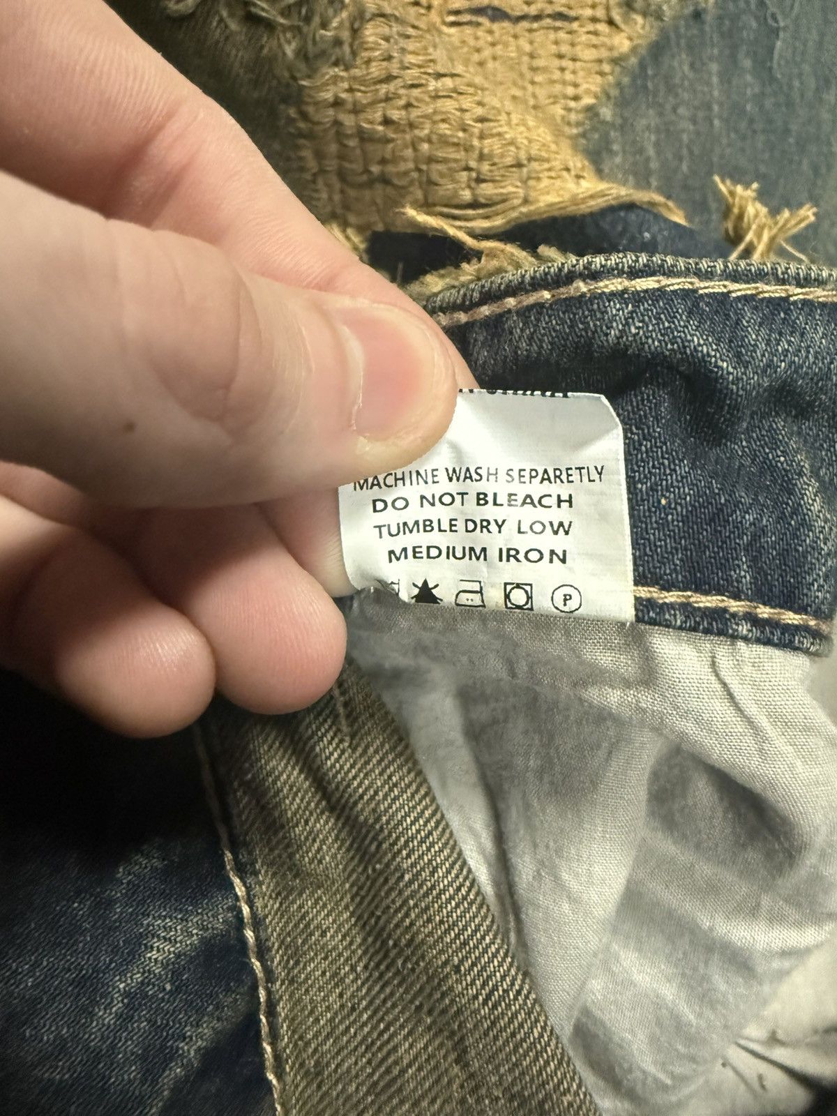 Vale Vale thrashed denim sized 30 Size US 30 / EU 46 - 9 Thumbnail