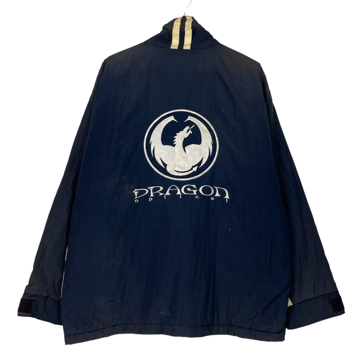 Japanese Brand 💥VTG DRAGON OPTICAL SURFER BIG LOGO JACKET Size US XL / EU 56 / 4 - 10 Thumbnail