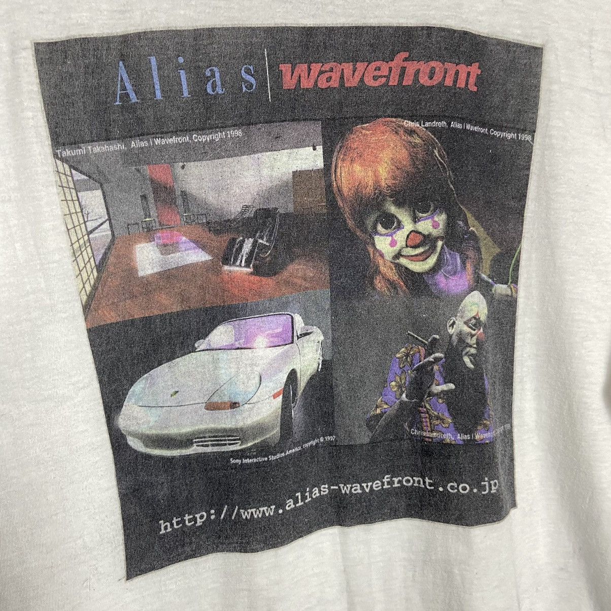 Sony × Vintage Vintage 90s Alias Wavefront Jokers Sony T-Shirt Size US L / EU 52-54 / 3 - 2 Thumbnail