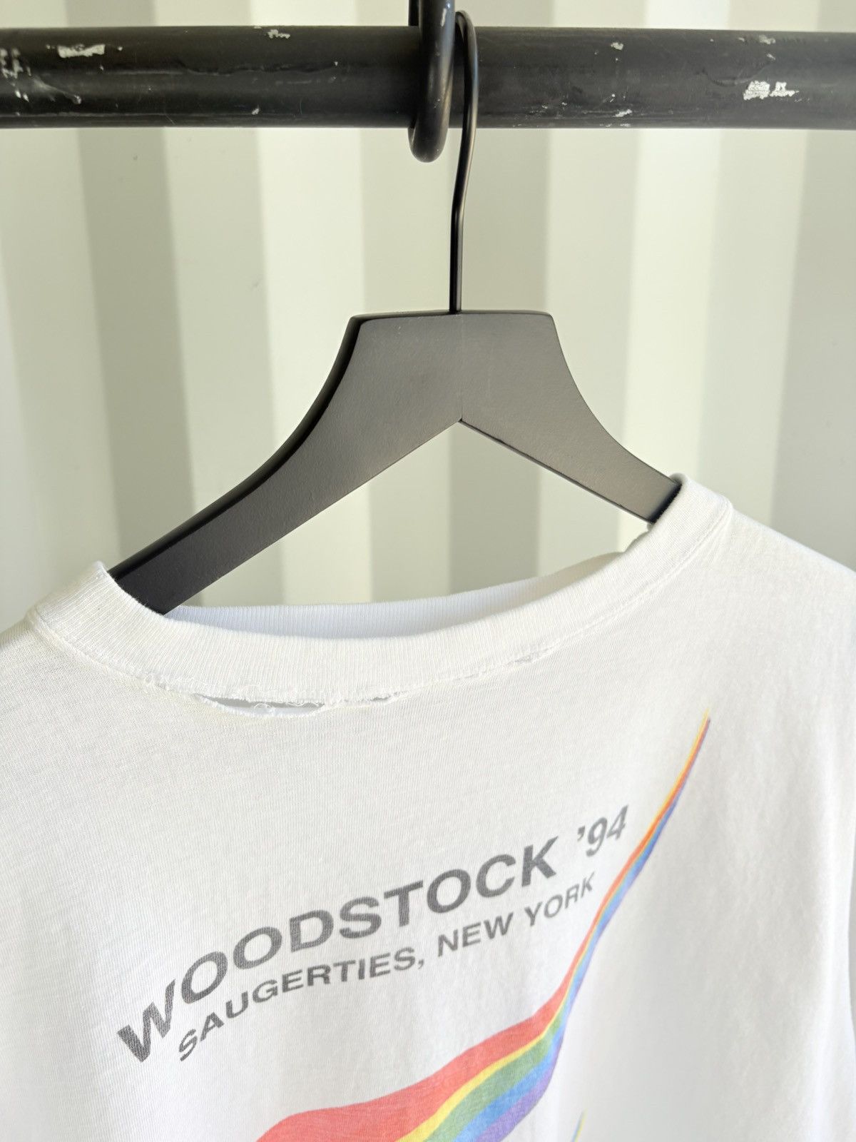Band Tees Thrashed Woodstock 94 Band Faded Distressed ERD Grunge Size US XL / EU 56 / 4 - 5 Thumbnail