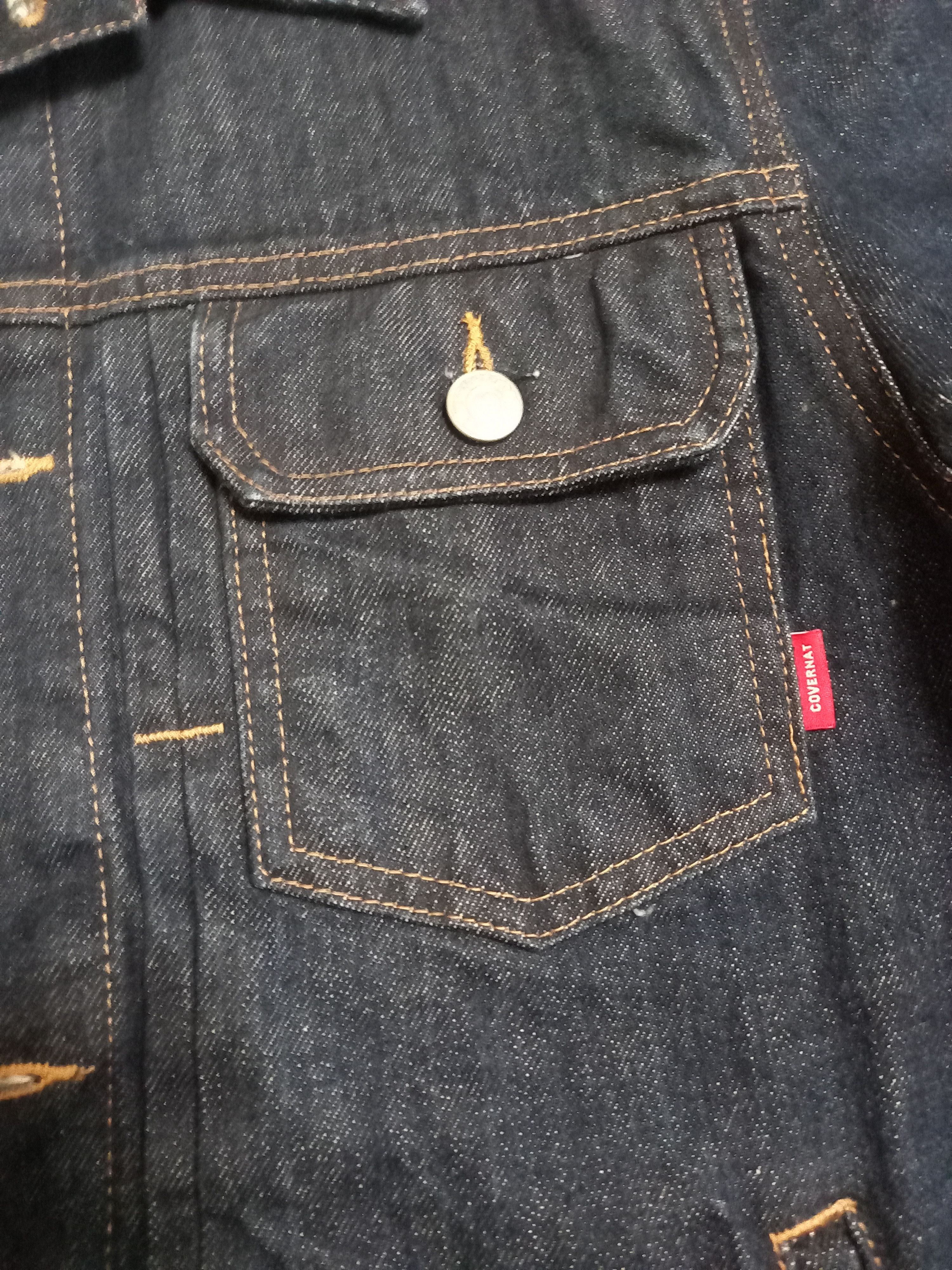 COVERNAT NWOT Covernat Type II Heavy Denim Jacket - Blue (Fits M/S) Size US M / EU 48-50 / 2 - 4 Thumbnail