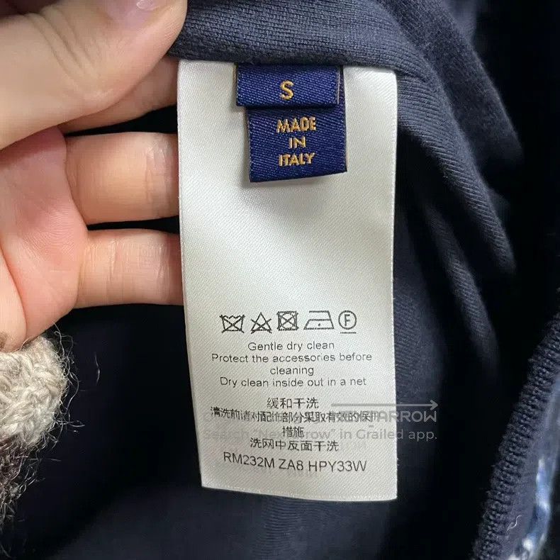 Louis Vuitton Louis Vuitton Blue color-blocked Logo monogrammed hooded z Size US S / EU 44-46 / 1 - 3 Thumbnail