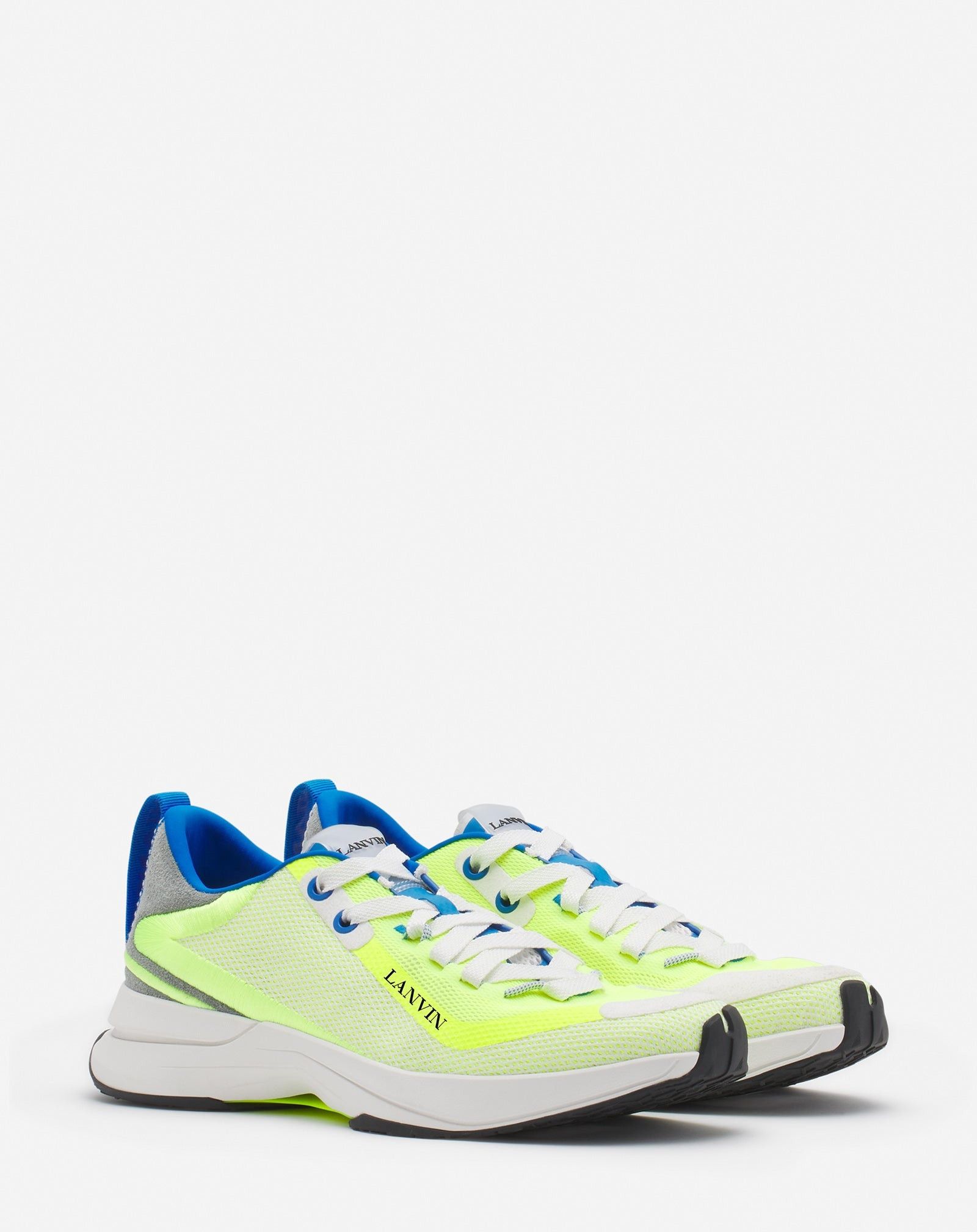 Lanvin o1mle0825 L-I Mesh Sneakers in Multicolor Size US 10 / EU 43 - 2 Thumbnail