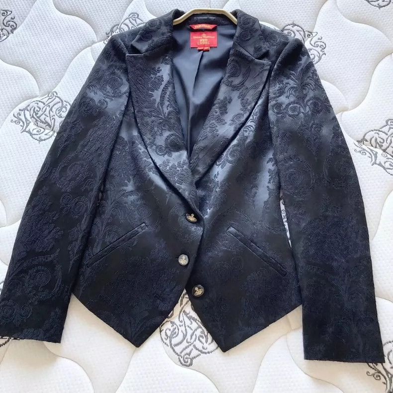 Vivienne Westwood Vivienne Westwood Tulip dark pattern retro jacket Size S / US 4 / IT 40 - 1 Thumbnail