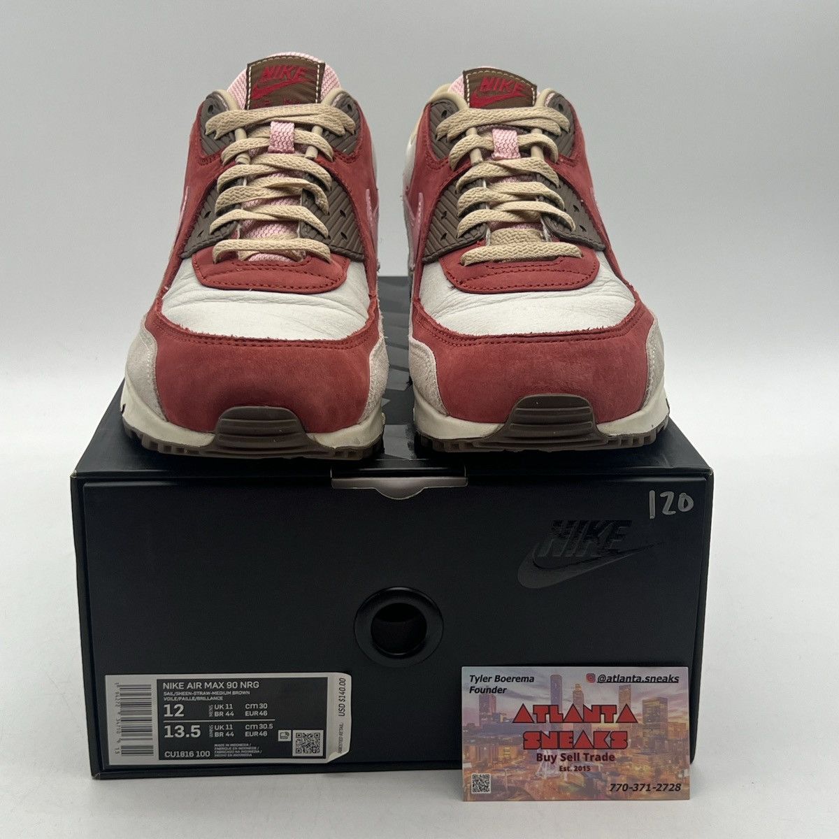 Nike Dqm x air max 90 bacon Size US 12 / EU 45 - 2 Thumbnail