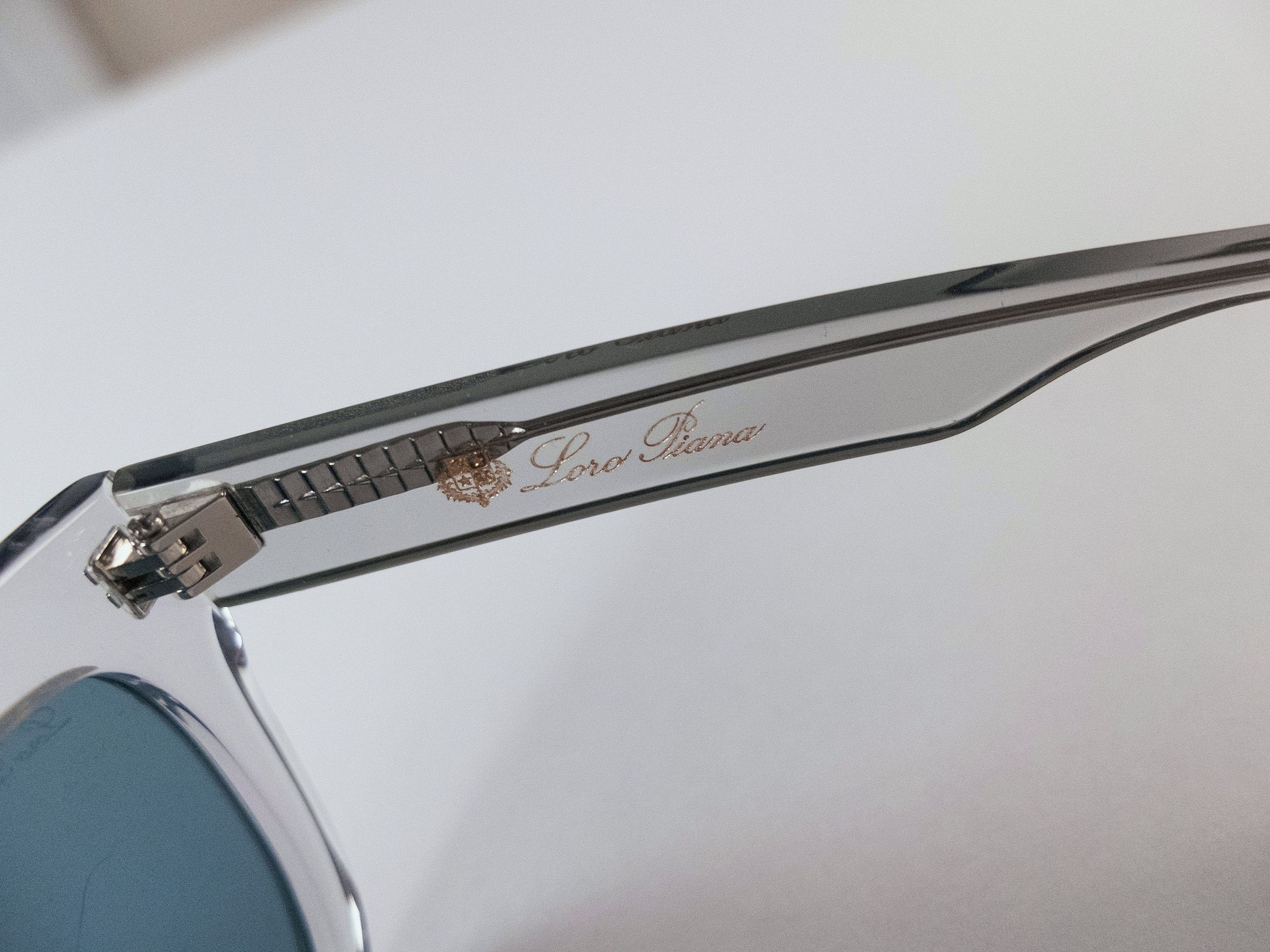 Loro Piana LORO PIANA Roaden clear rectangular sunglasses FAL4920 Size ONE SIZE - 6 Thumbnail