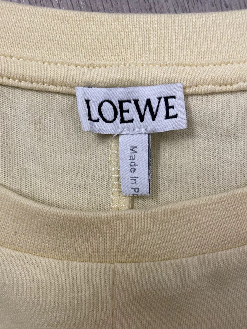 Loewe loewe Yellow-on-black embroidered small logo irregular hem Size US L / EU 52-54 / 3 - 5 Thumbnail