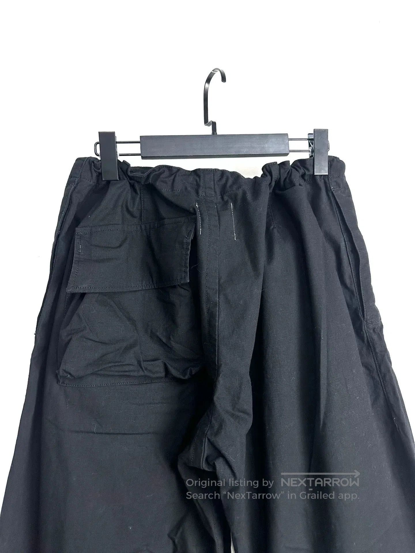 Comme des Garcons Homme Plus soloist baggy military pants in black. Size US 36 / EU 52 - 6 Thumbnail