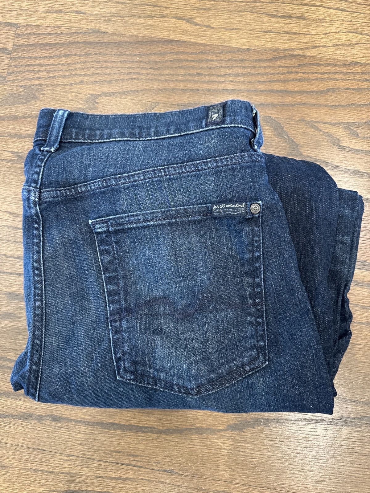 7 For All Mankind 7 for All Mankind Slimmy Jeans Size US 34 / EU 50 - 1 Thumbnail