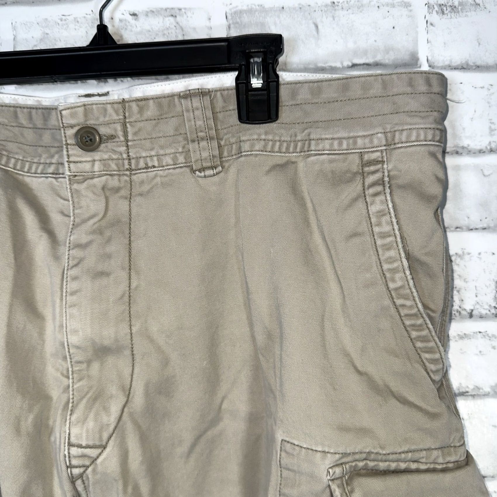 Polo Ralph Lauren Polo Ralph Lauren Cargo Shorts Beige 100% Cotton Mens Size 40 Size US L / EU 52-54 / 3 - 2 Thumbnail