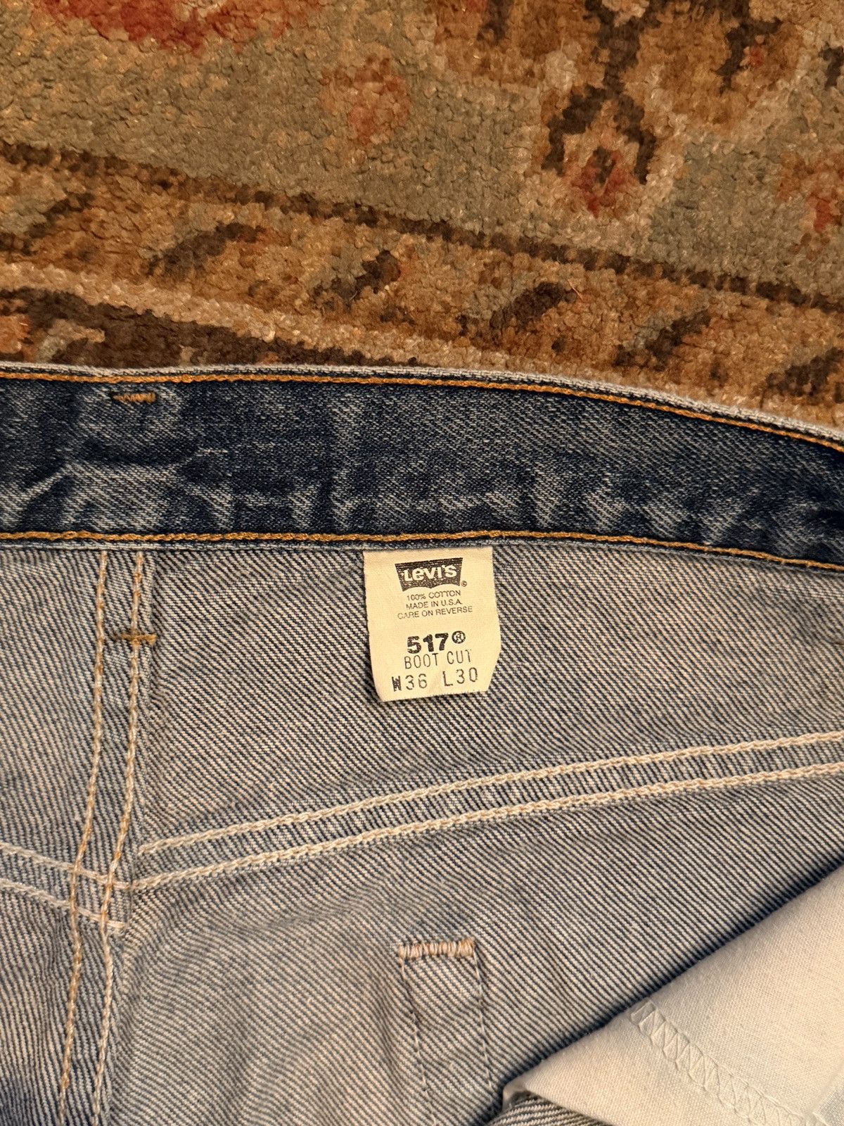 Levi's Vintage Levi's 517 Bootcut Jeans - Made in USA Size US 36 / EU 52 - 5 Thumbnail