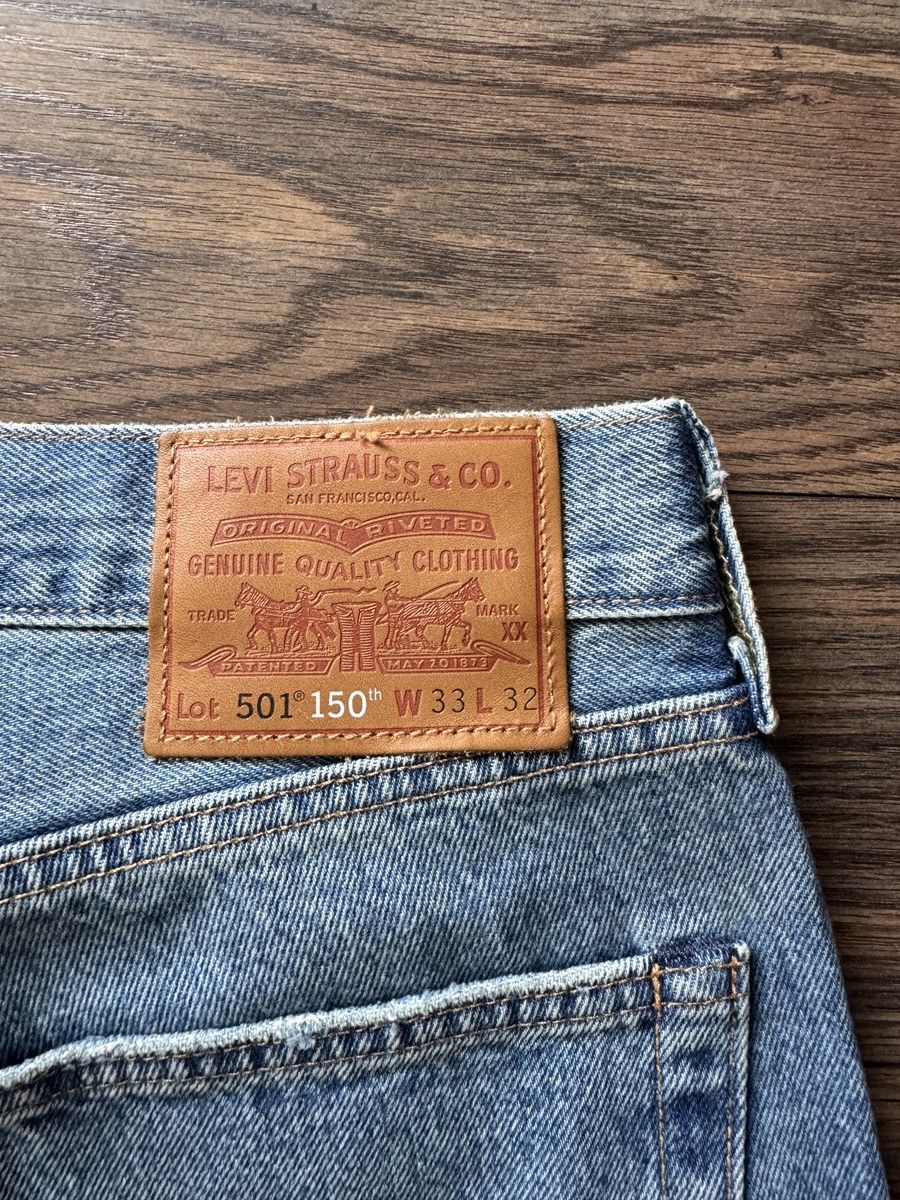 Levi's Levi’s 501® Original Fit Men’s Jeans Denim Size US 33 - 3 Thumbnail