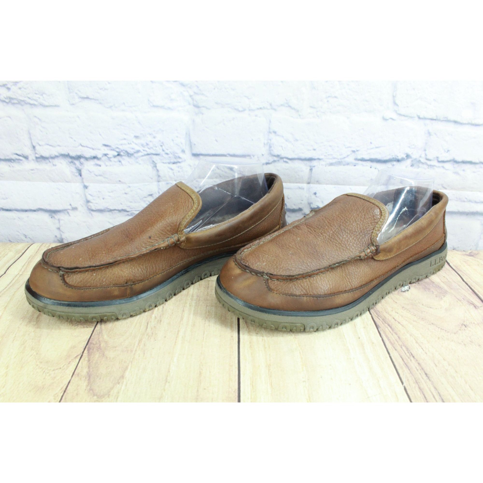 L.L. Bean LL Bean Dark Brown Shearling Lined Slipper Mocs Size 10 M Size US 10 / EU 43 - 2 Thumbnail