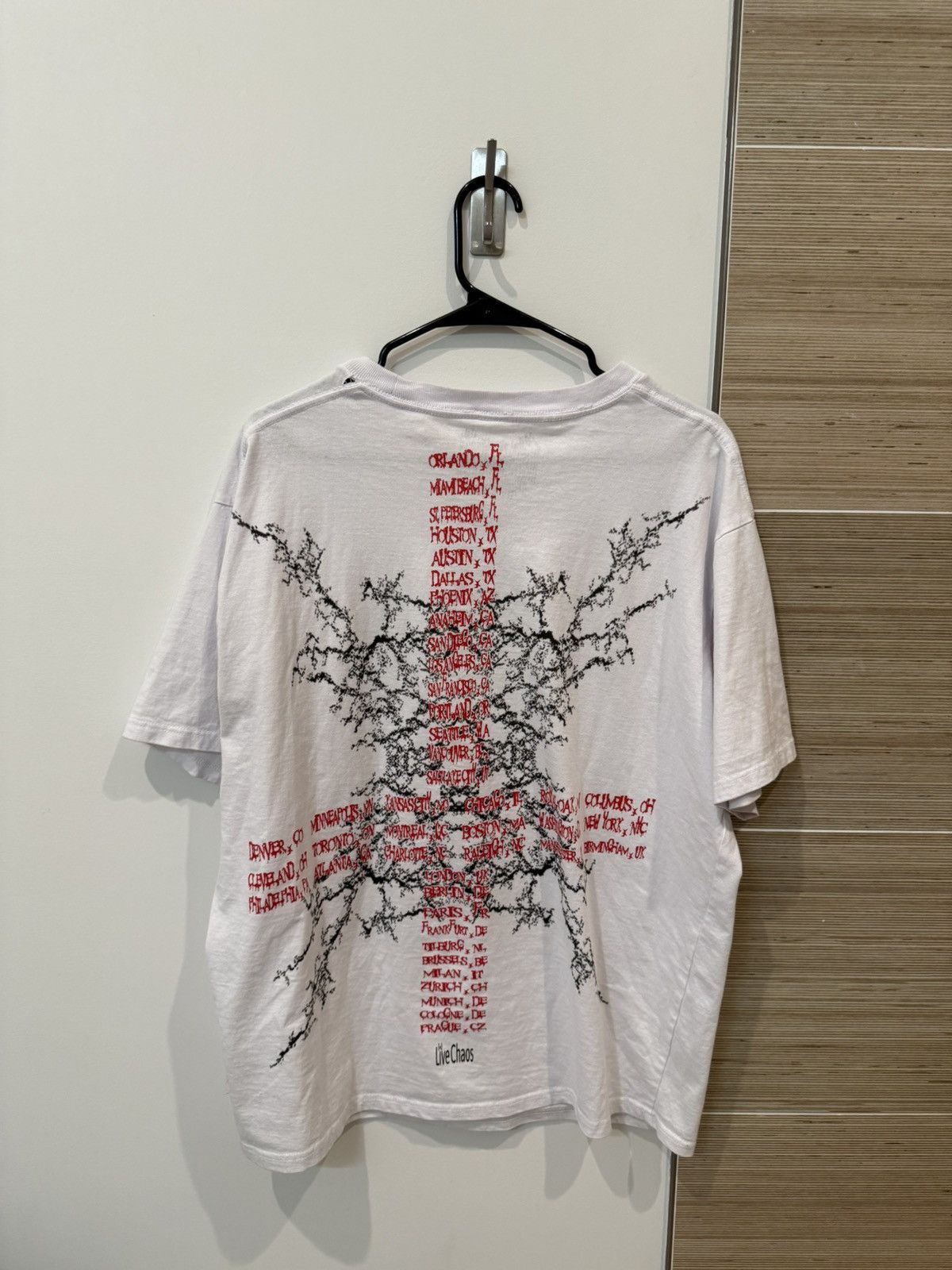 Band Tees × Ken Carson KEN CARSON AGC A GREAT CHAOS TOUR WHITE TEE Size US L / EU 52-54 / 3 - 2 Thumbnail