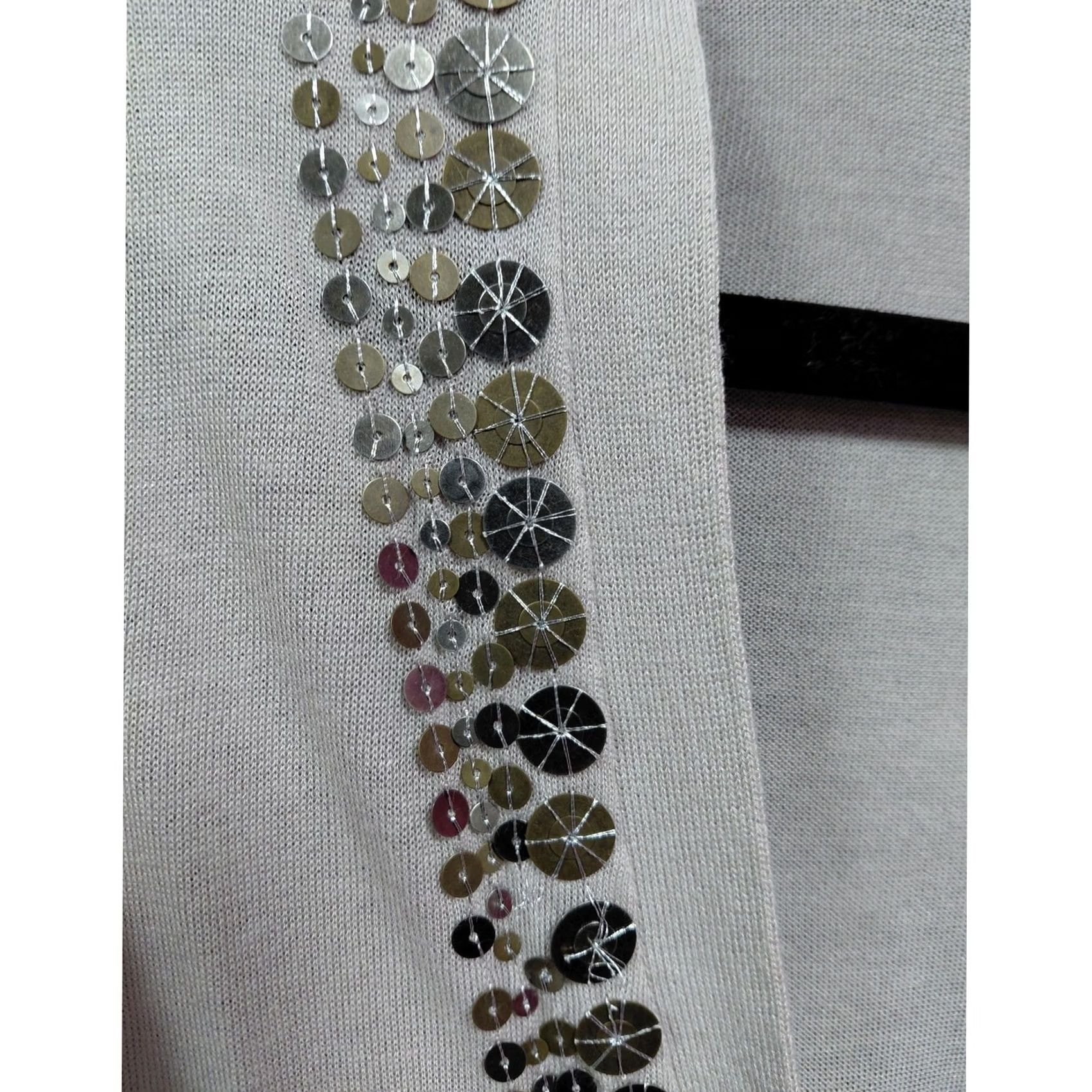 Banana Republic BANANA REPUBLIC heritage Cardigan Sweater Embellished Knit Women Size M Gray Size M / US 6-8 / IT 42-44 - 3 Thumbnail