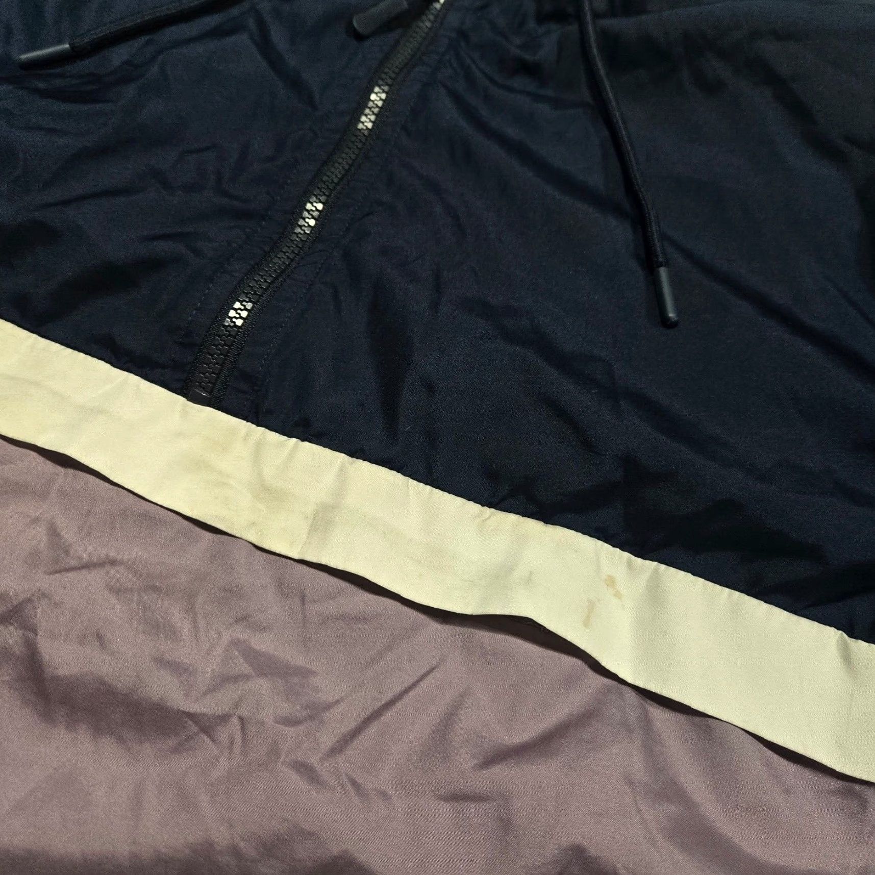 Vintage No Boundaries Jacket Women's L Purple Full Zip Coat Rain Coat 1/4 Zip Fall Winter Adult Modern Casual Travel Size L / US 10 / IT 46 - 4 Thumbnail