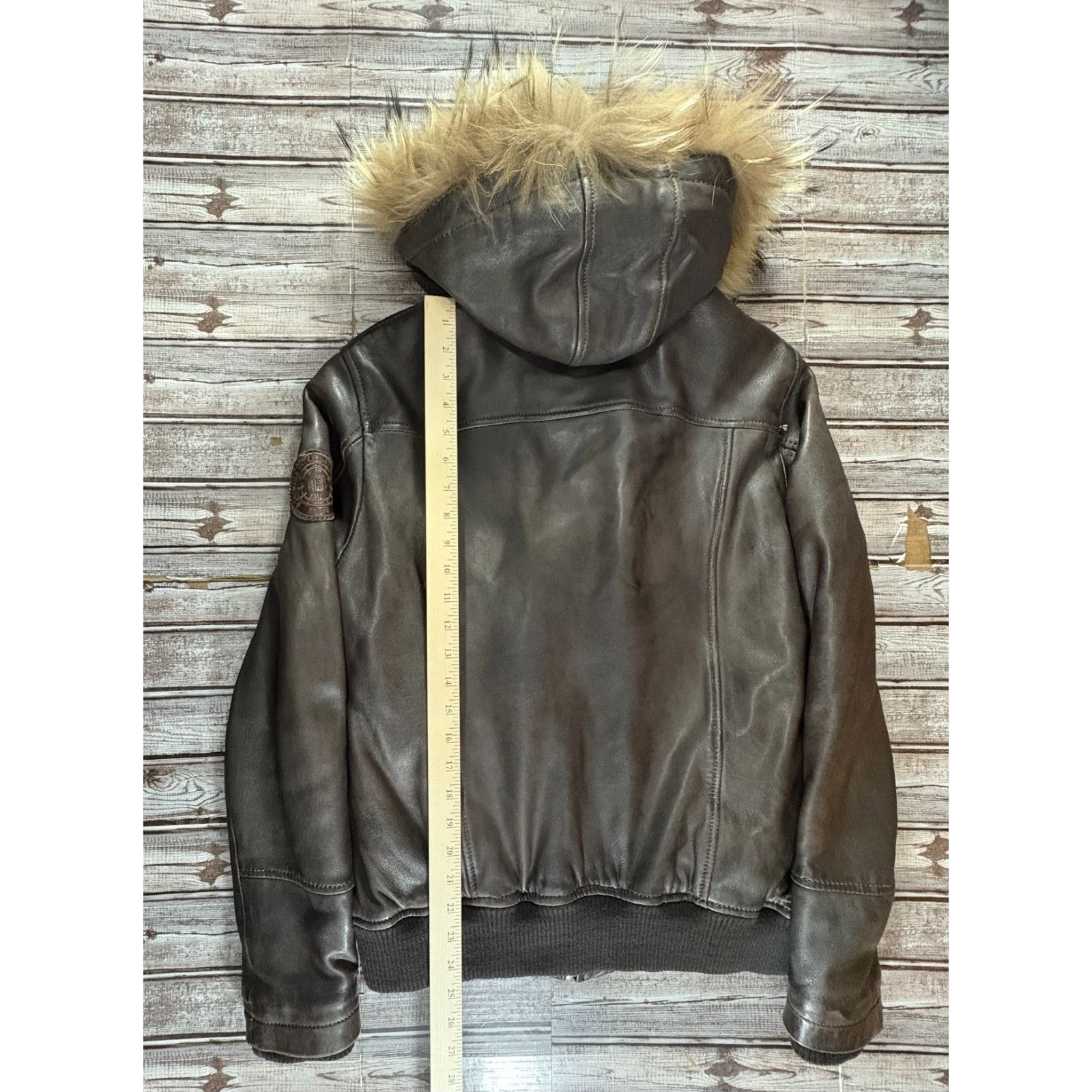 Other RedsKins hooded soft leahter jacket size L color brown vinta Size L / US 10 / IT 46 - 5 Thumbnail