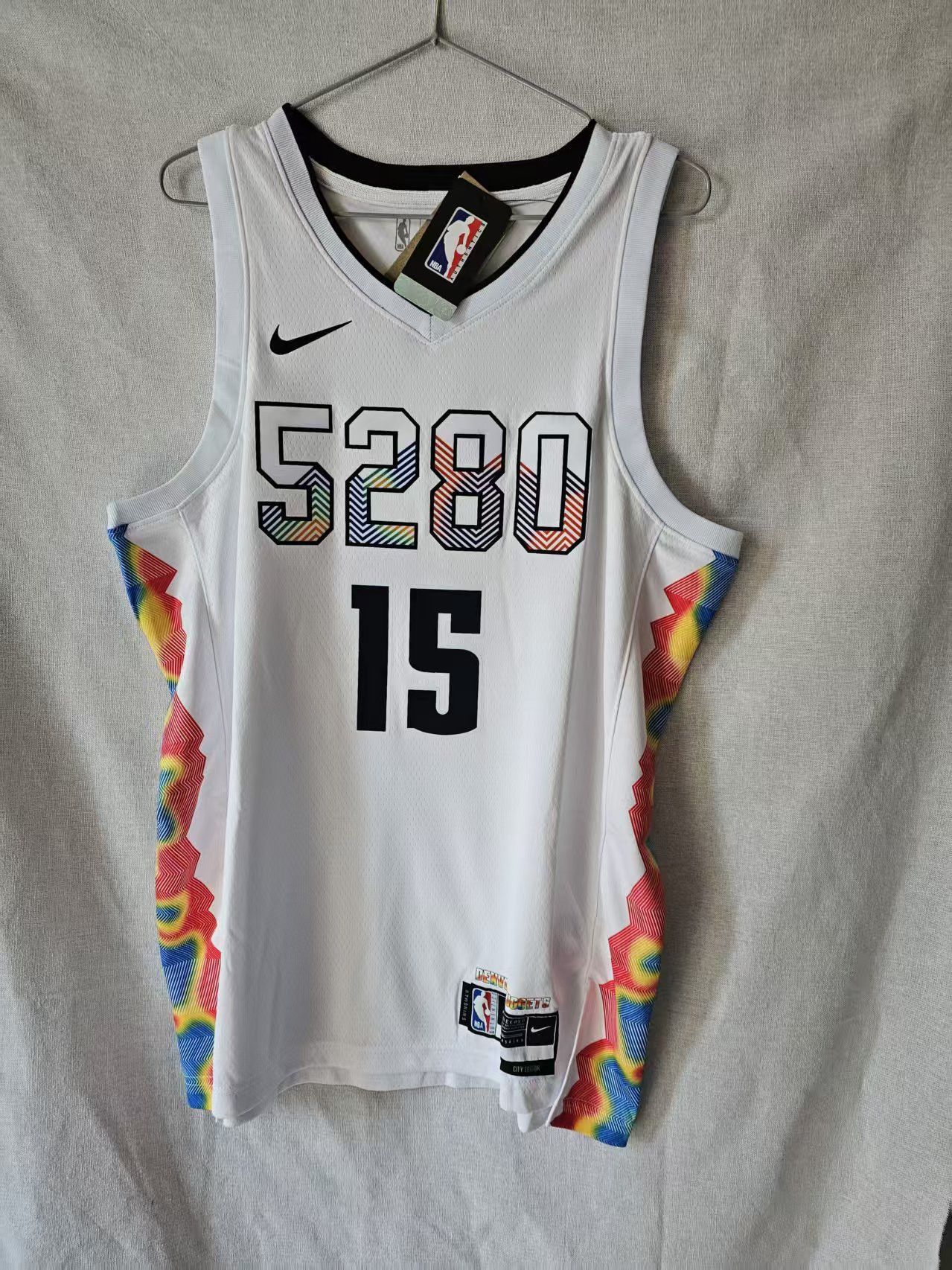 NBA Denver Nuggets 15 Nikola Jokić Jersey 5280 Size US XL / EU 56 / 4 - 1 Thumbnail