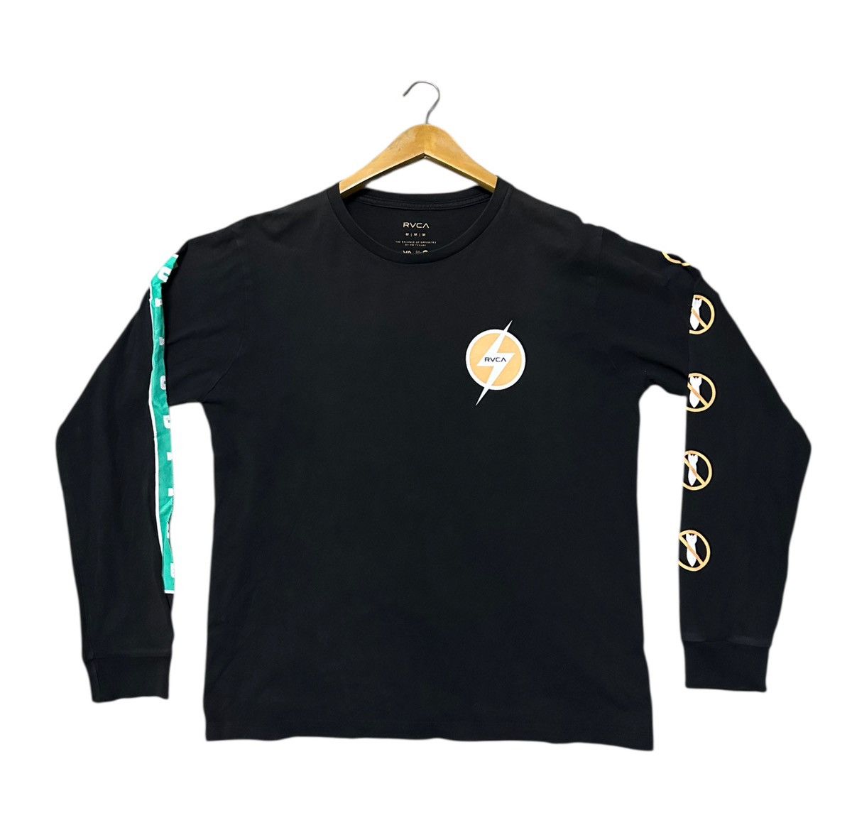 RVCA RVCA the balance of opposites backhit long sleeve tshirt Size US M / EU 48-50 / 2 - 3 Thumbnail