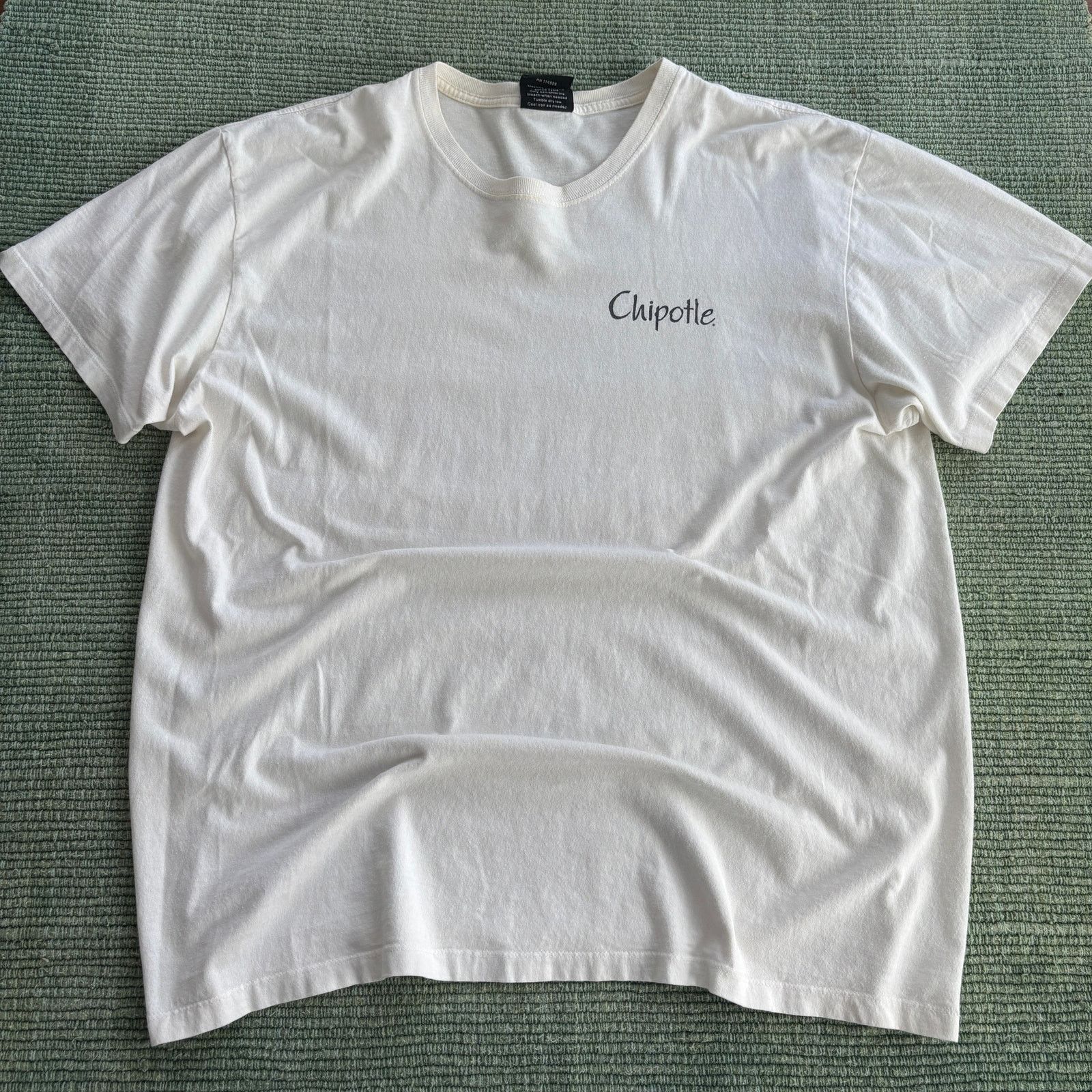 Vintage Vintage Chipotle Employee Tee Shirt Sz XL Double Sided Size US XL / EU 56 / 4 - 1 Thumbnail