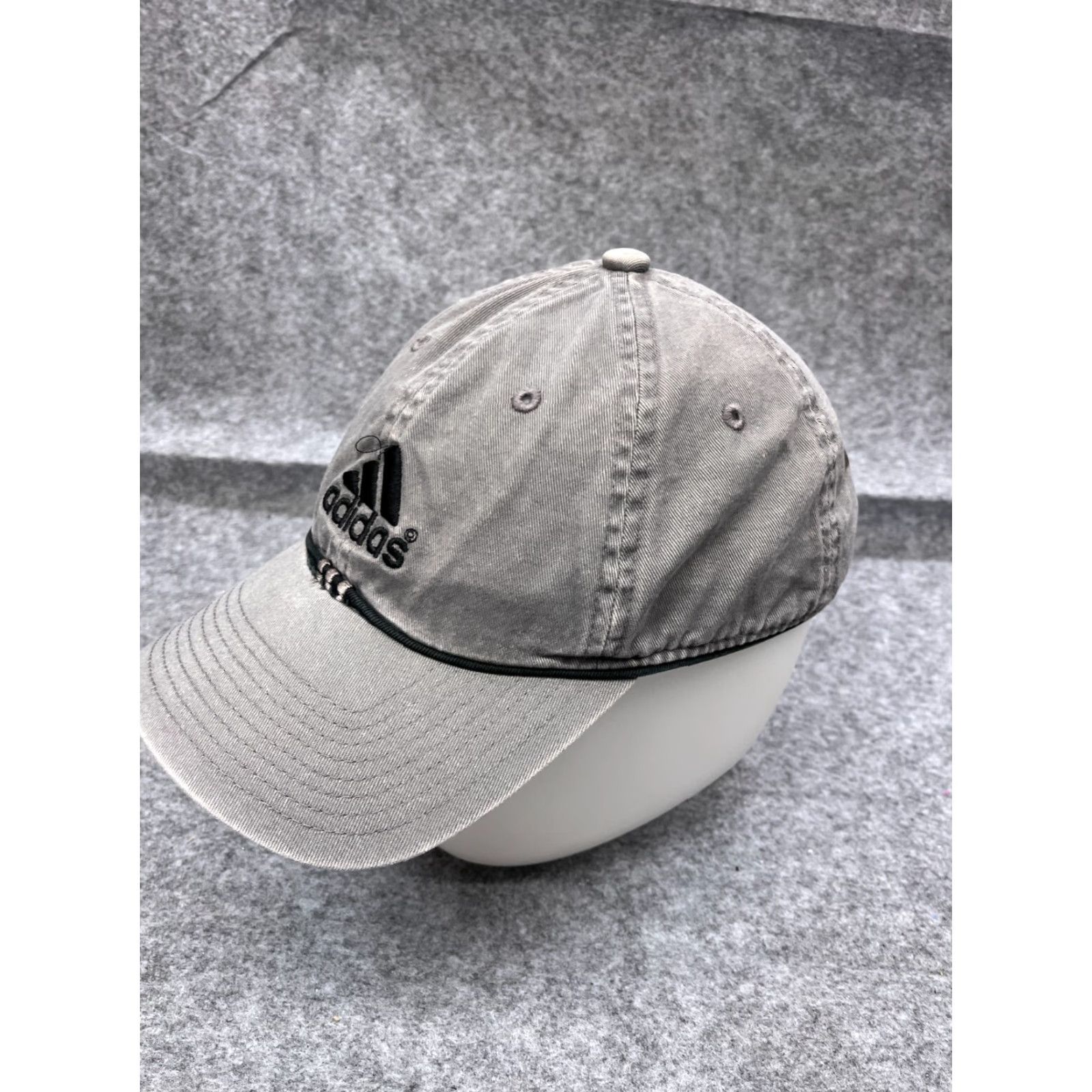 Adidas Adidas Baseball Cap Adjustable Unisex One Size Gray Cotton Golf Sports Size ONE SIZE - 4 Thumbnail