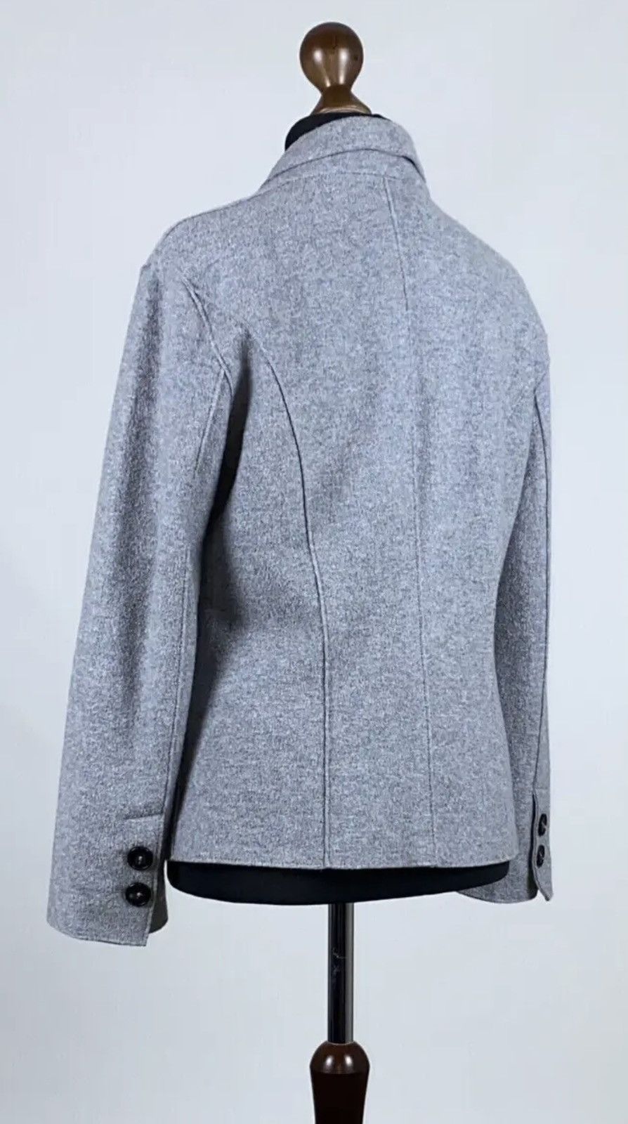 Other Marc Cain Women's Boiled Wool Blazer Jacket Size 5 Size XL / US 12-14 / IT 48-50 - 2 Thumbnail