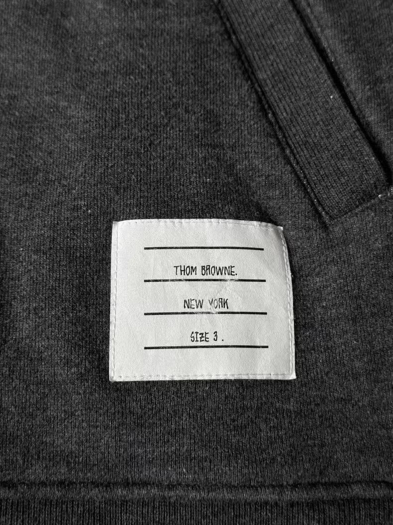 Thom Browne Classic Zip Hoodie with Stripes by Thom Browne-dmc Size US M / EU 48-50 / 2 - 4 Thumbnail
