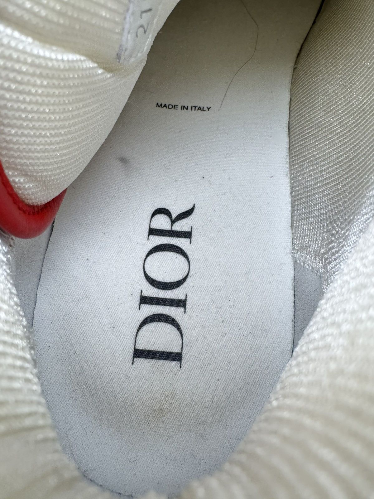 Dior Dior B27 High Sneakers Grey/White Size 43 Worn 1x No Box Size US 10 / EU 43 - 5 Thumbnail
