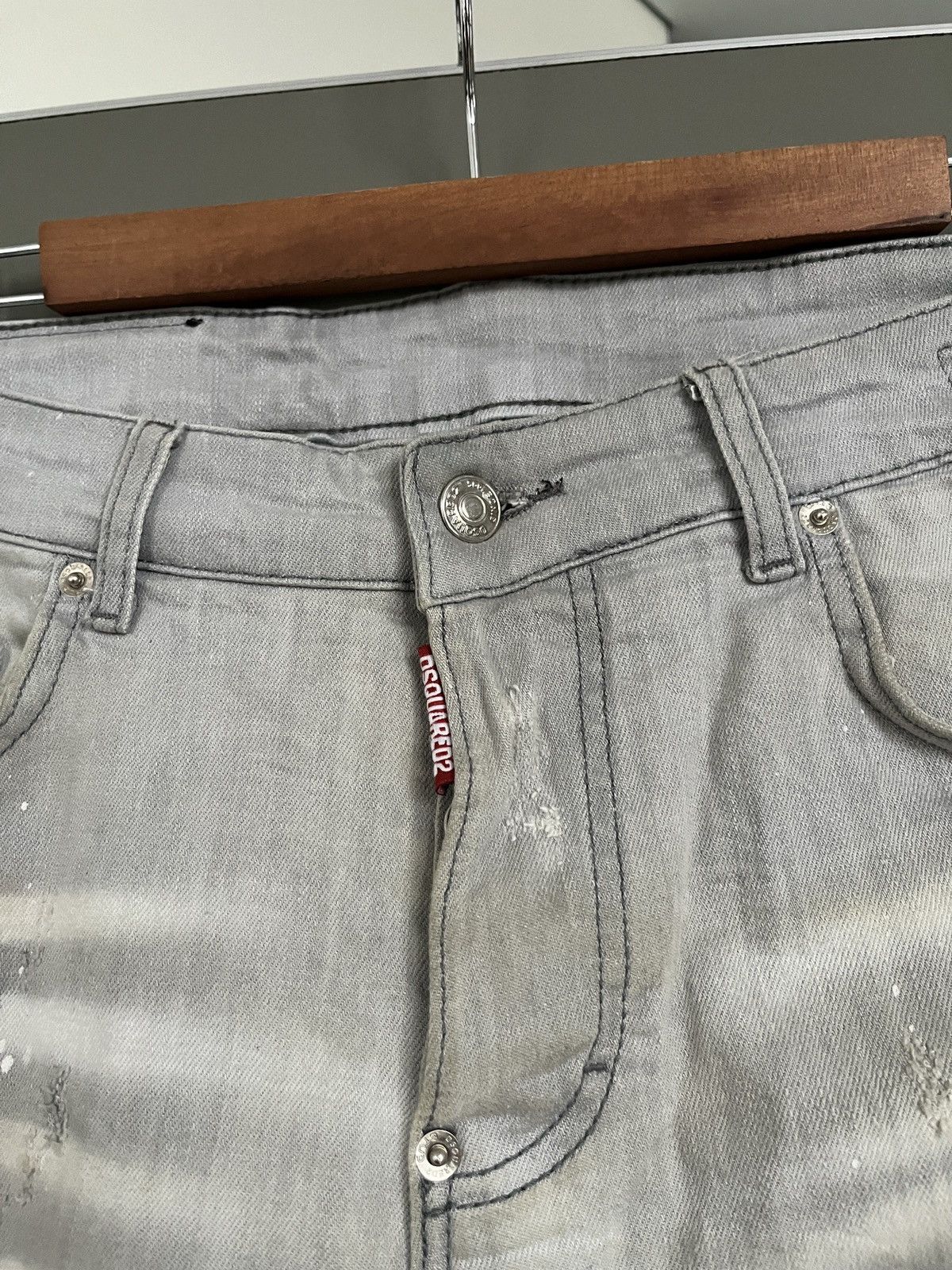 Dsquared2 Dsquared2 Distressed Gray Shorts Size US 32 / EU 48 - 4 Thumbnail