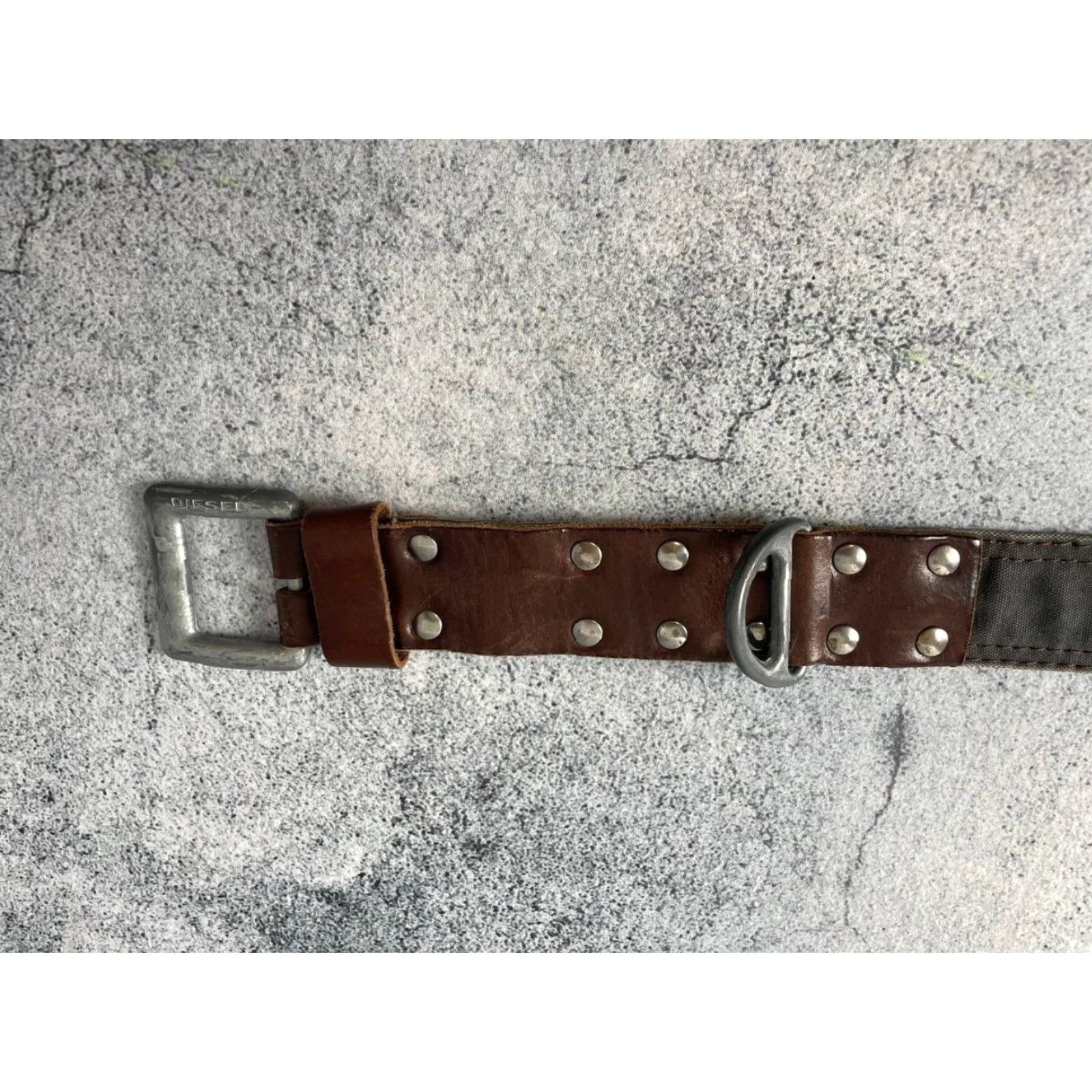 Diesel Diesel Belt Men Classic Adjustable Pin-Buckle Brown Formal Outdoor Belt Clothing Accessories Mens Dress Belt Brown Adjustable Buckle Diesel Belt Size ONE SIZE - 4 Thumbnail