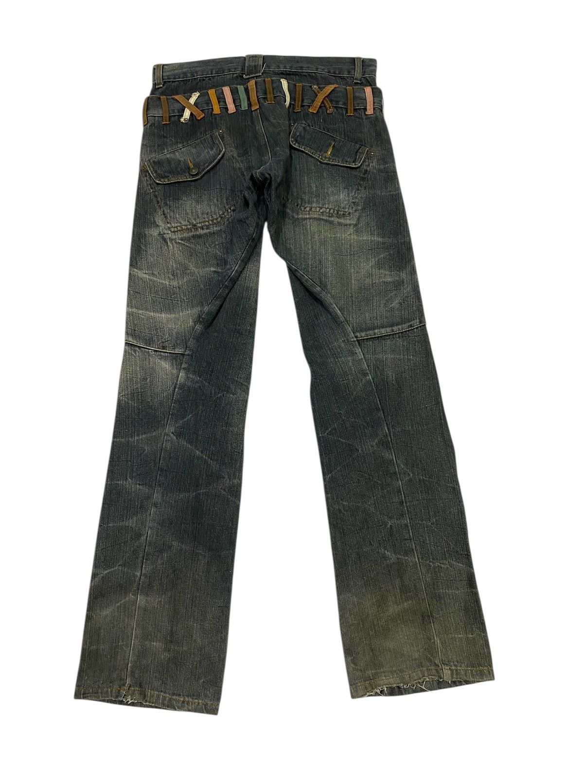 Japanese Brand Japanese Brand X Agate label ppfm style double knee jeans Size US 34 / EU 50 - 15 Thumbnail