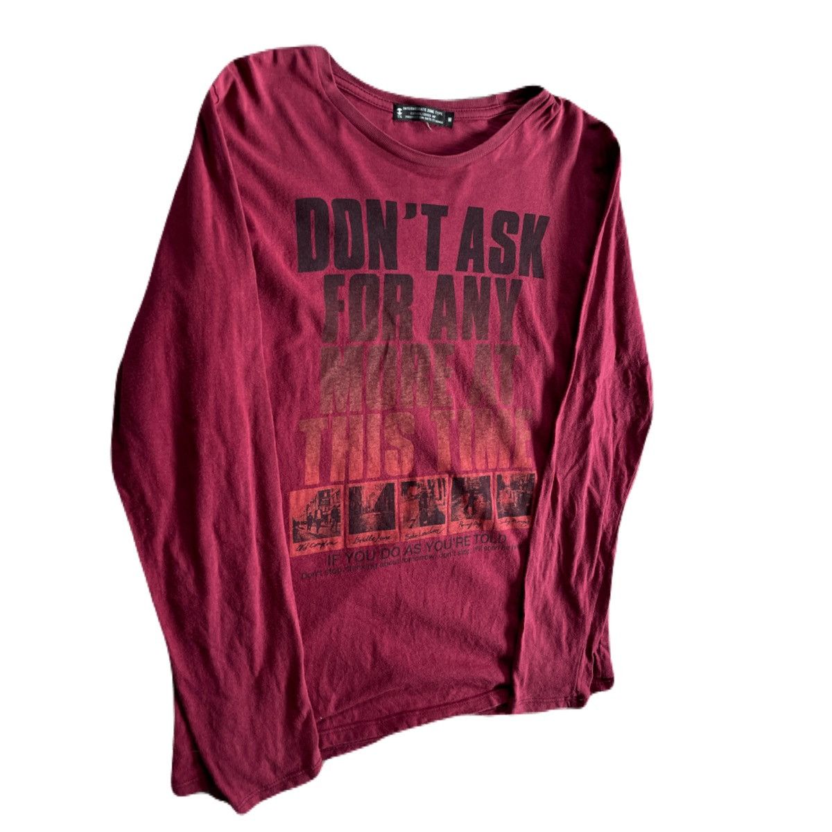 If Six Was Nine 2000s Japanese archive Vkei Poem Long Sleeve Tee Y2K Size US S / EU 44-46 / 1 - 3 Thumbnail