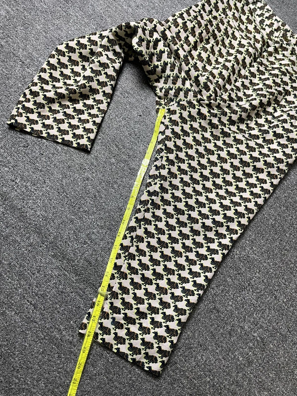 Issey Miyake Mercibeaucoup x Issey Miyake Fashion Printed Pants (111) Size US 26 / EU 42 - 6 Thumbnail