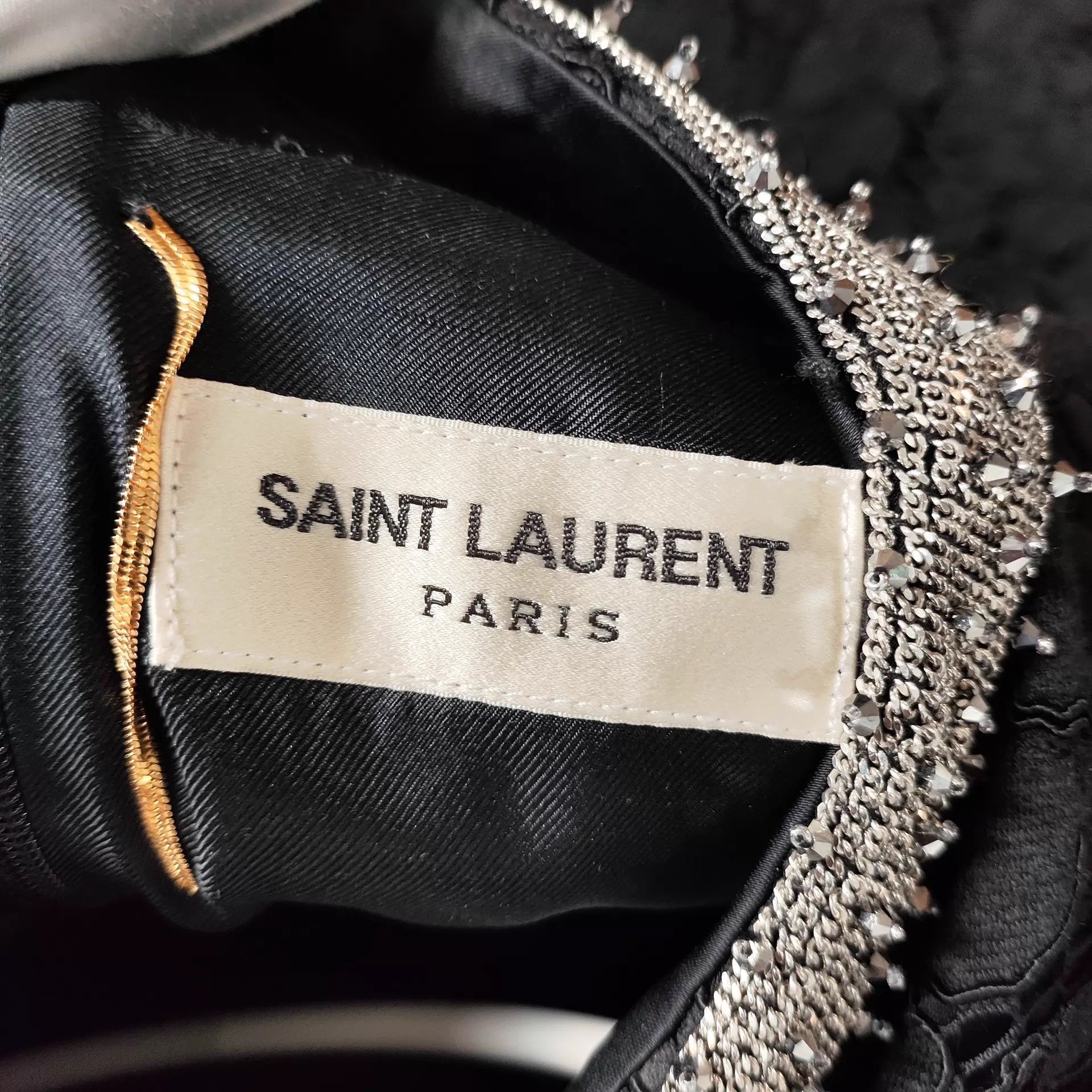 Yves Saint Laurent YSL Women's Black Dress 36 Size XS / US 0-2 / IT 36-38 - 5 Thumbnail