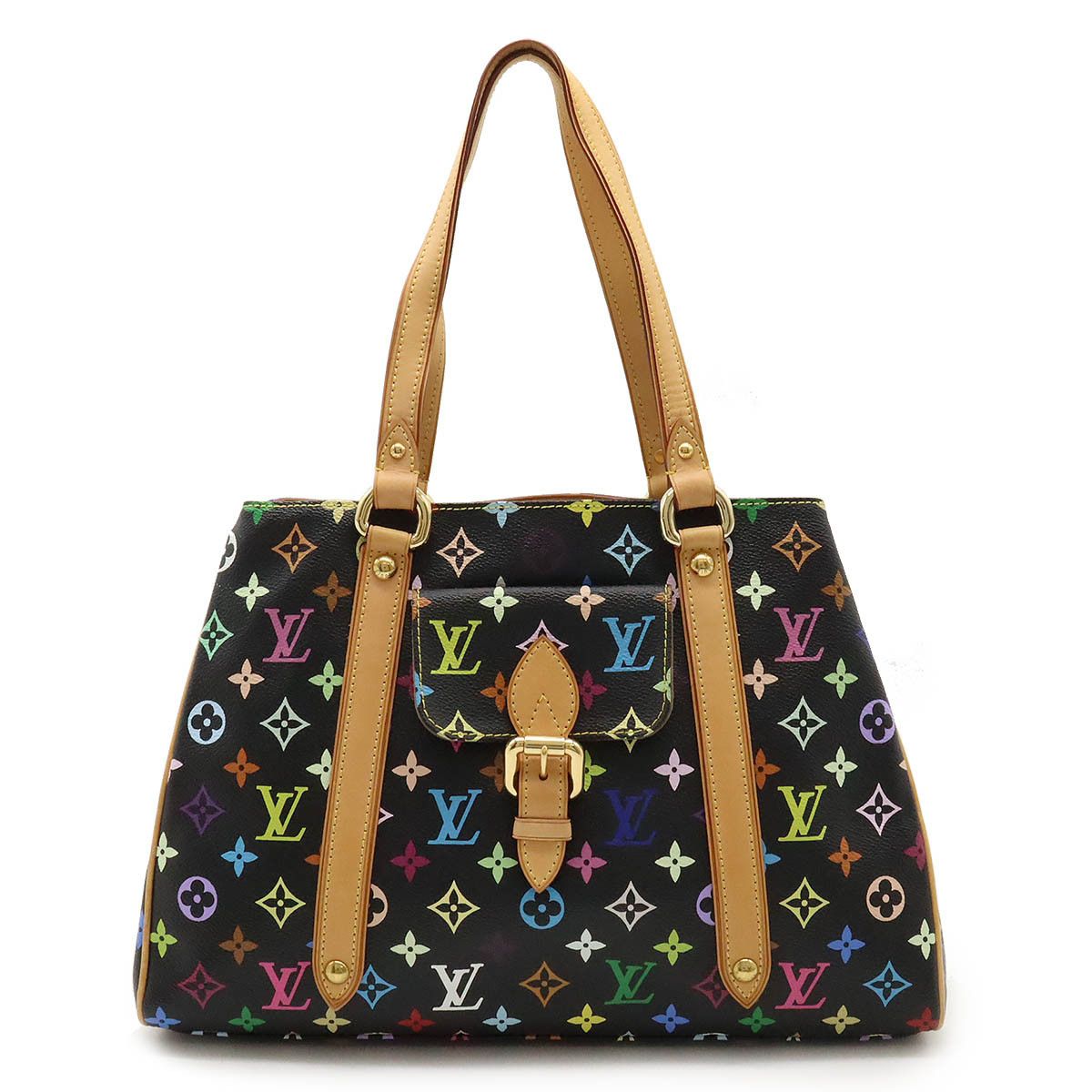 Louis Vuitton Louis Vuitton Louis Vuitton Monogram Multicolor Aurelia MM Tote Bag M40095 Canvas Tote Bag M40095 in Very Good Condition Size ONE SIZE - 1 Thumbnail
