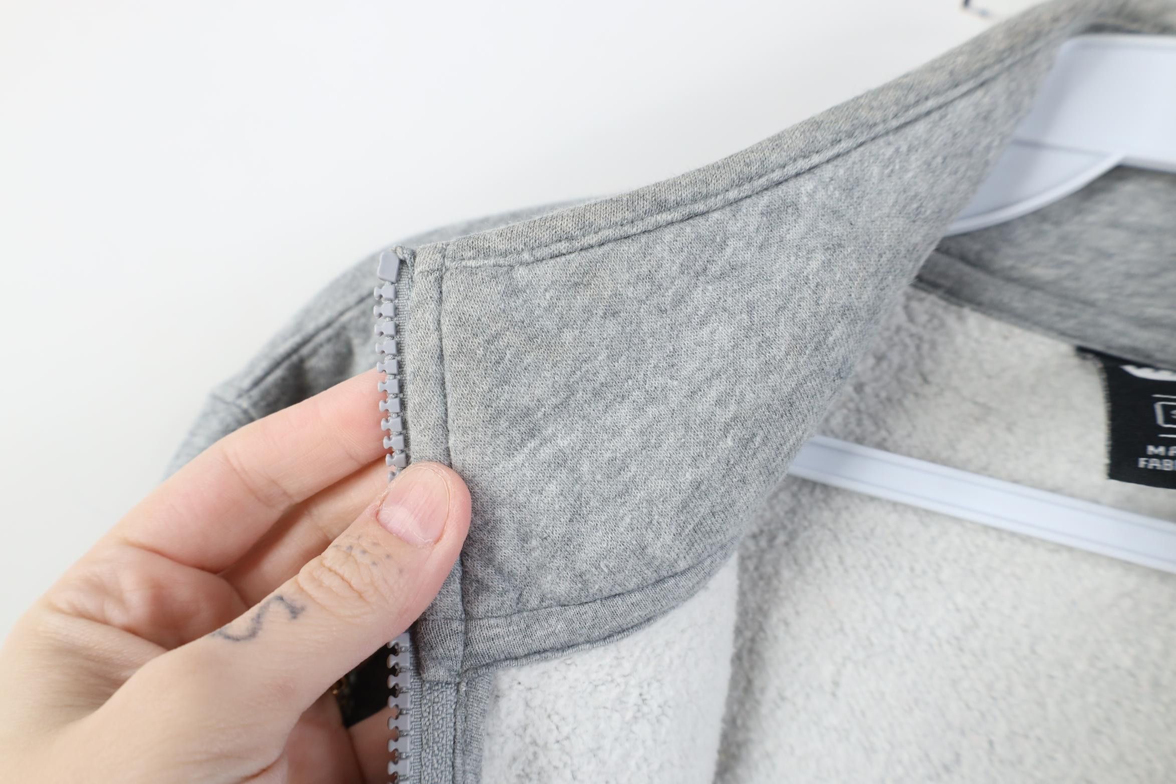 Nike Vintage Y2K Nike Scott Mini Swoosh 1/2 Zip Sweatshirt Gray Size US S / EU 44-46 / 1 - 9 Thumbnail