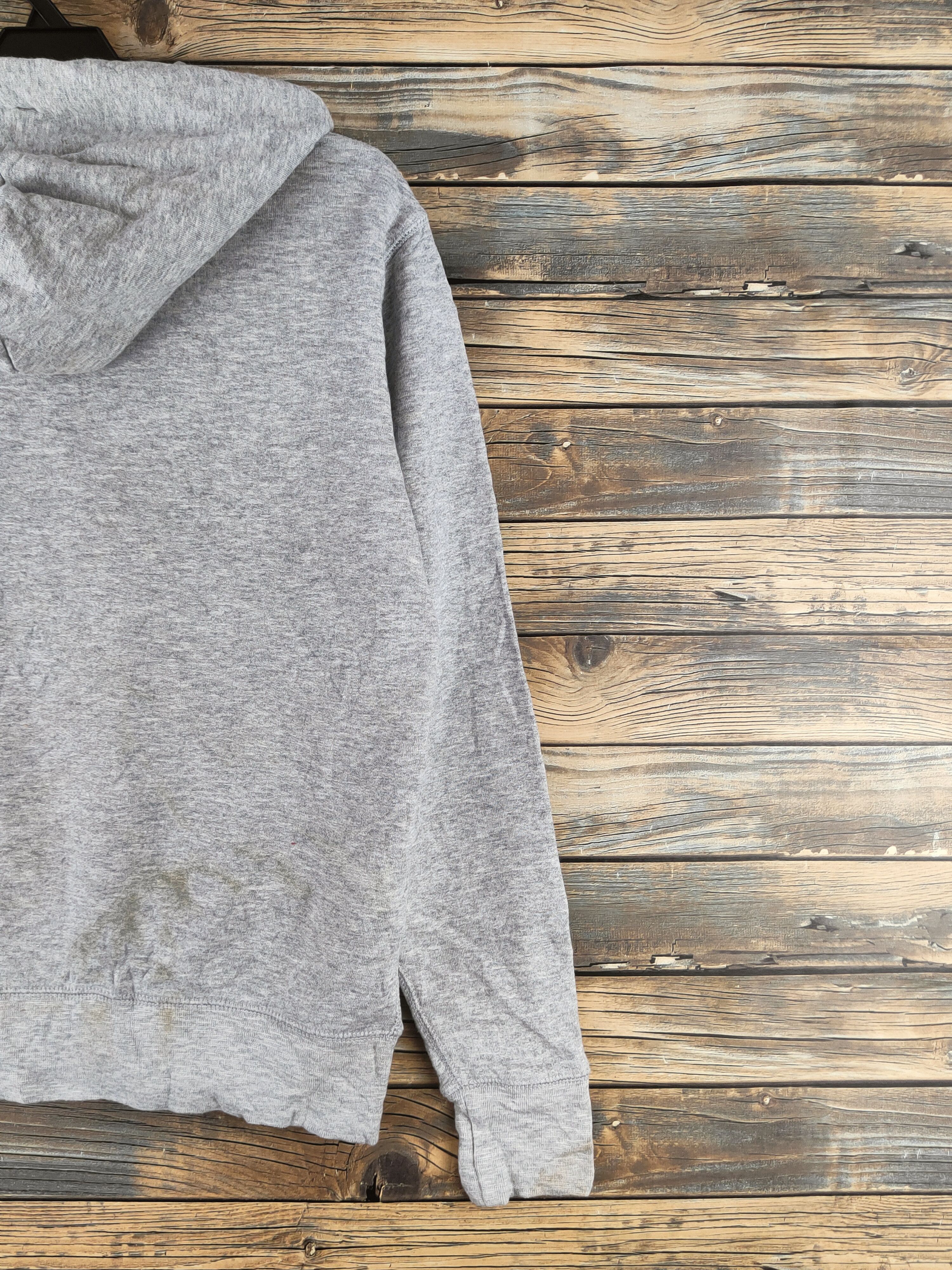 Japanese Brand Japanese Brand Gray Hoodie Sweatshirts Size L / US 10 / IT 46 - 9 Thumbnail